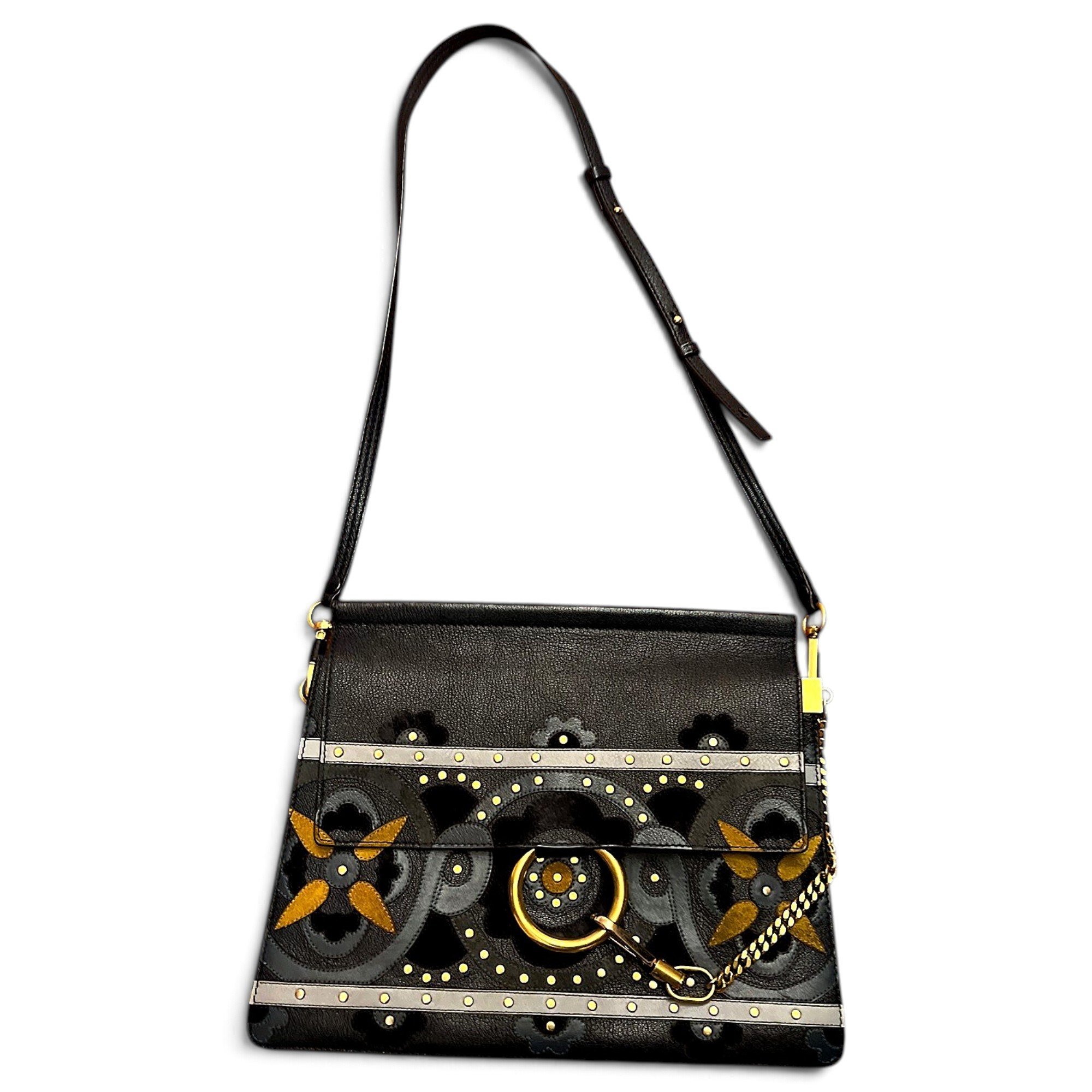 Faye leather handbag