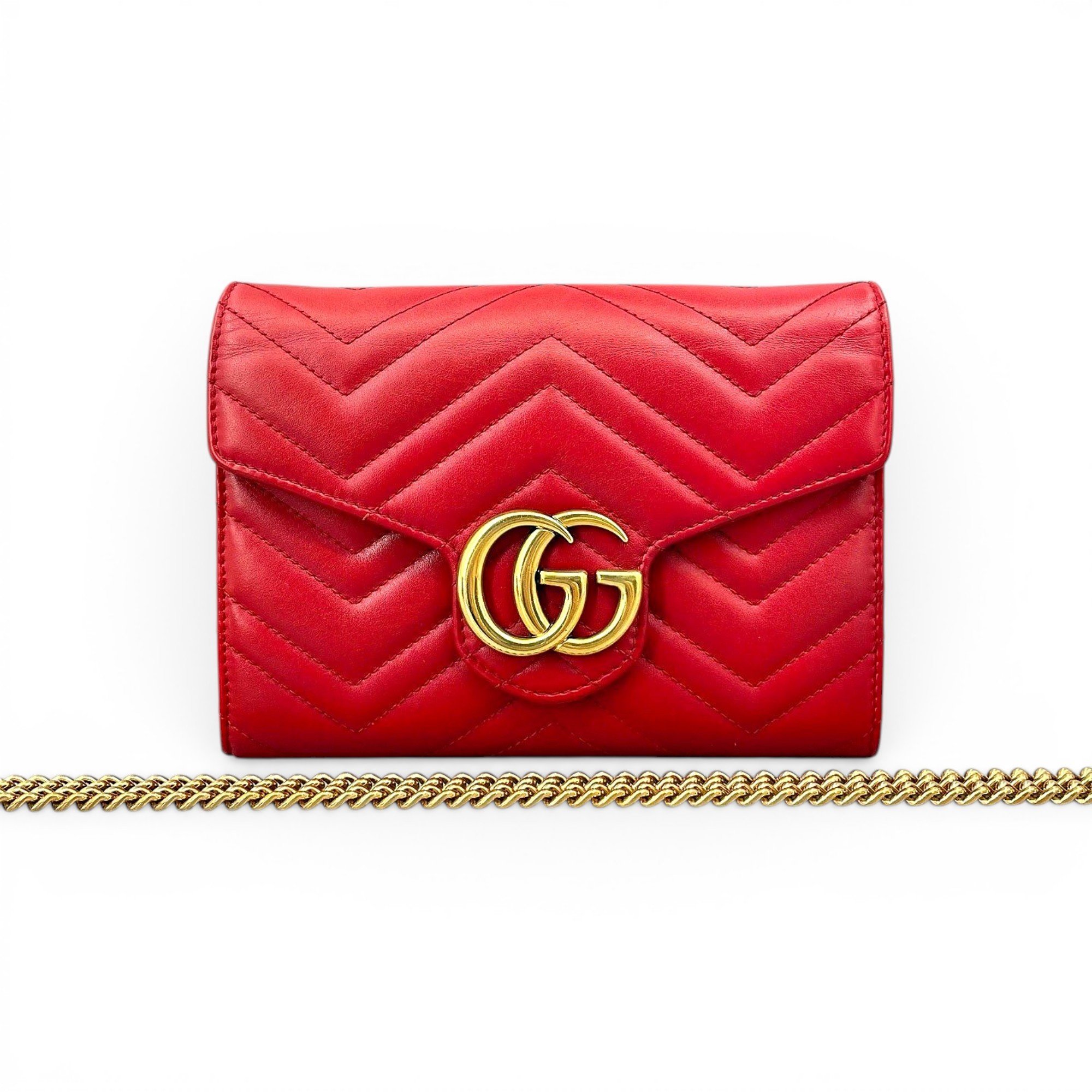 GG Marmont Chain leather handbag