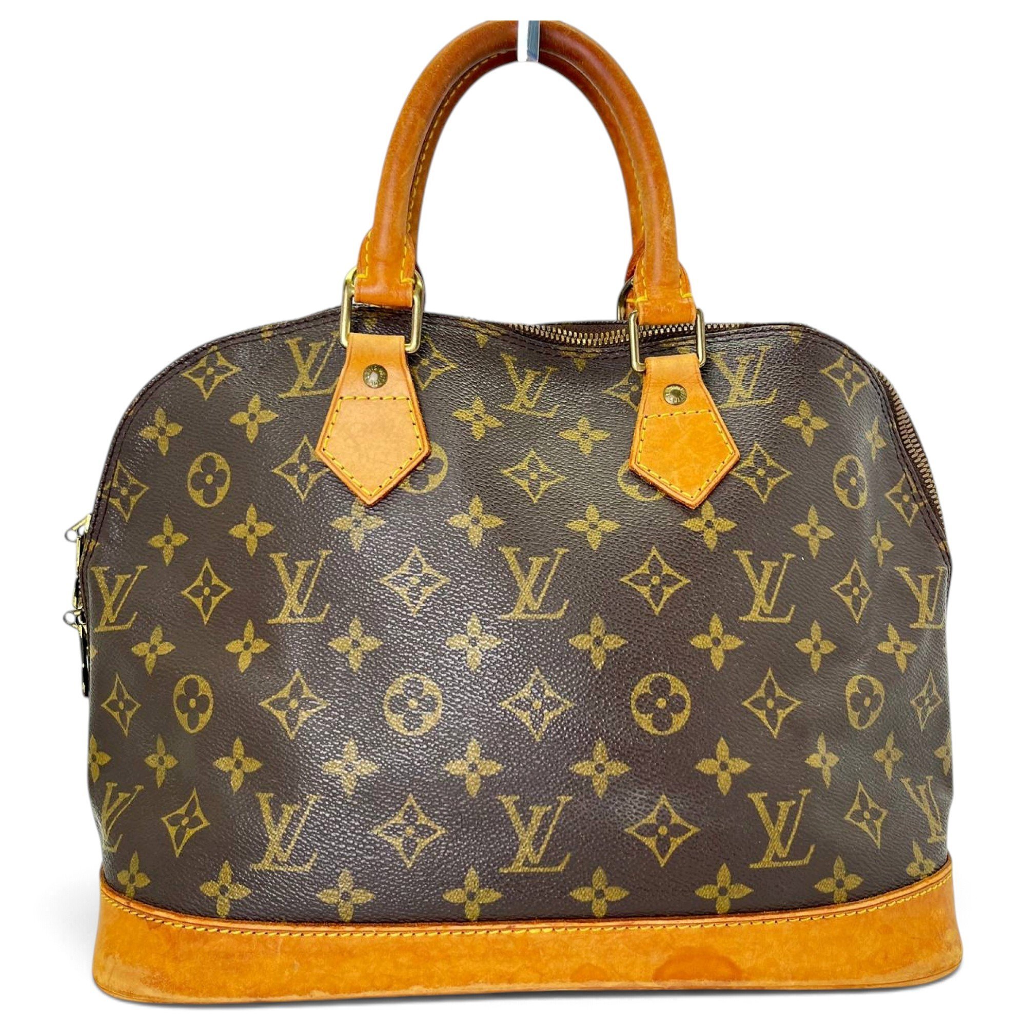 Louis Vuitton Alma leather handbag