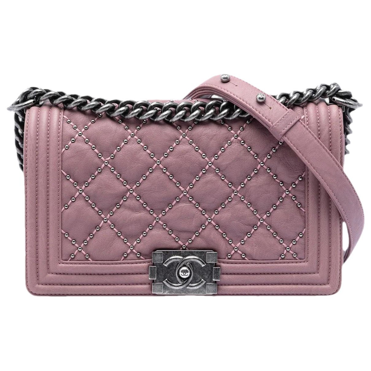 Boy leather crossbody bag