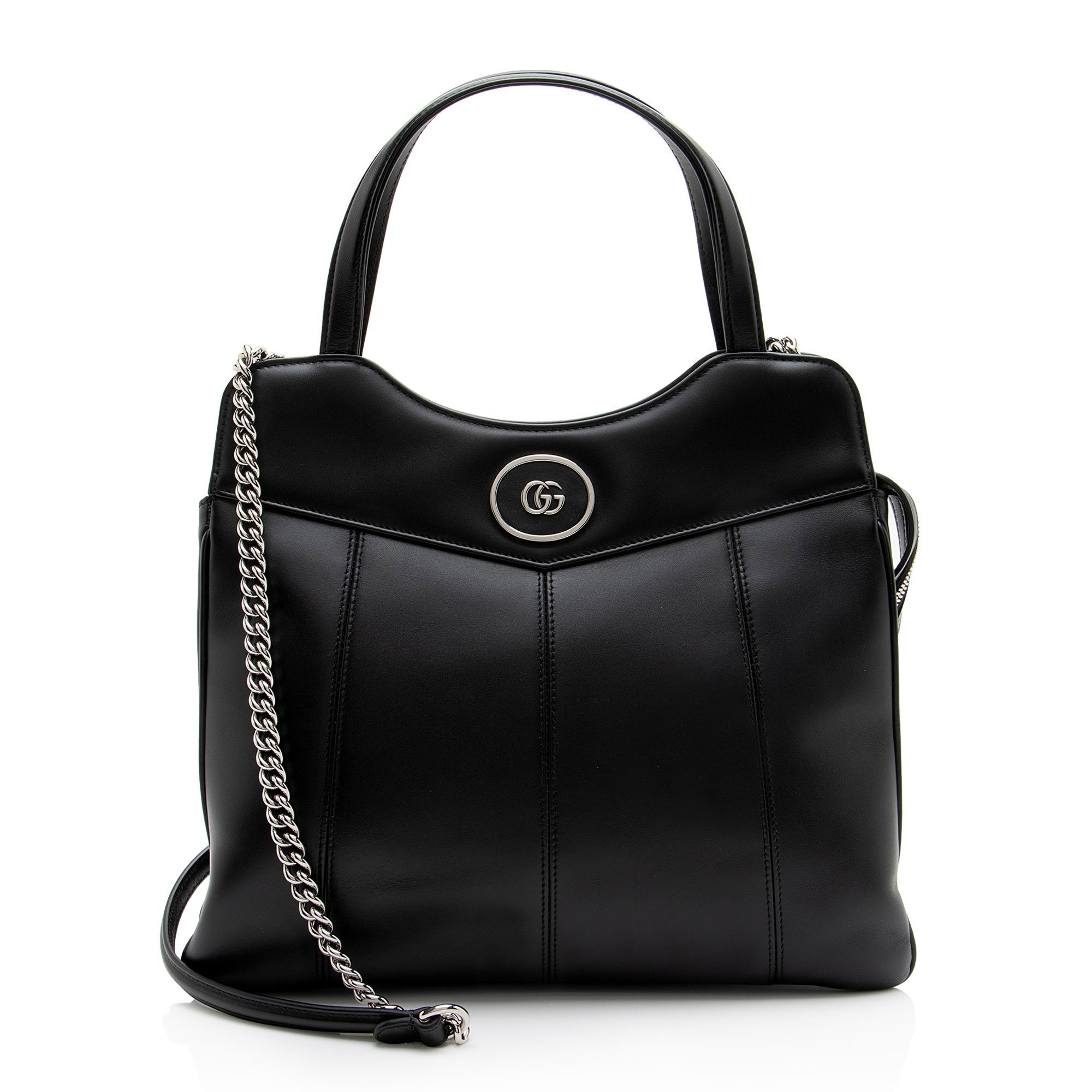 Leather tote