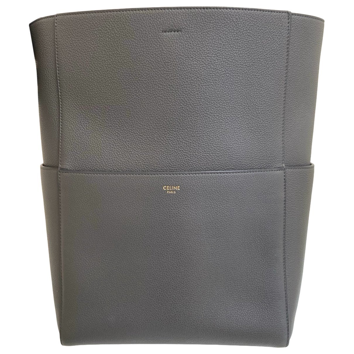 Seau Sangle leather handbag