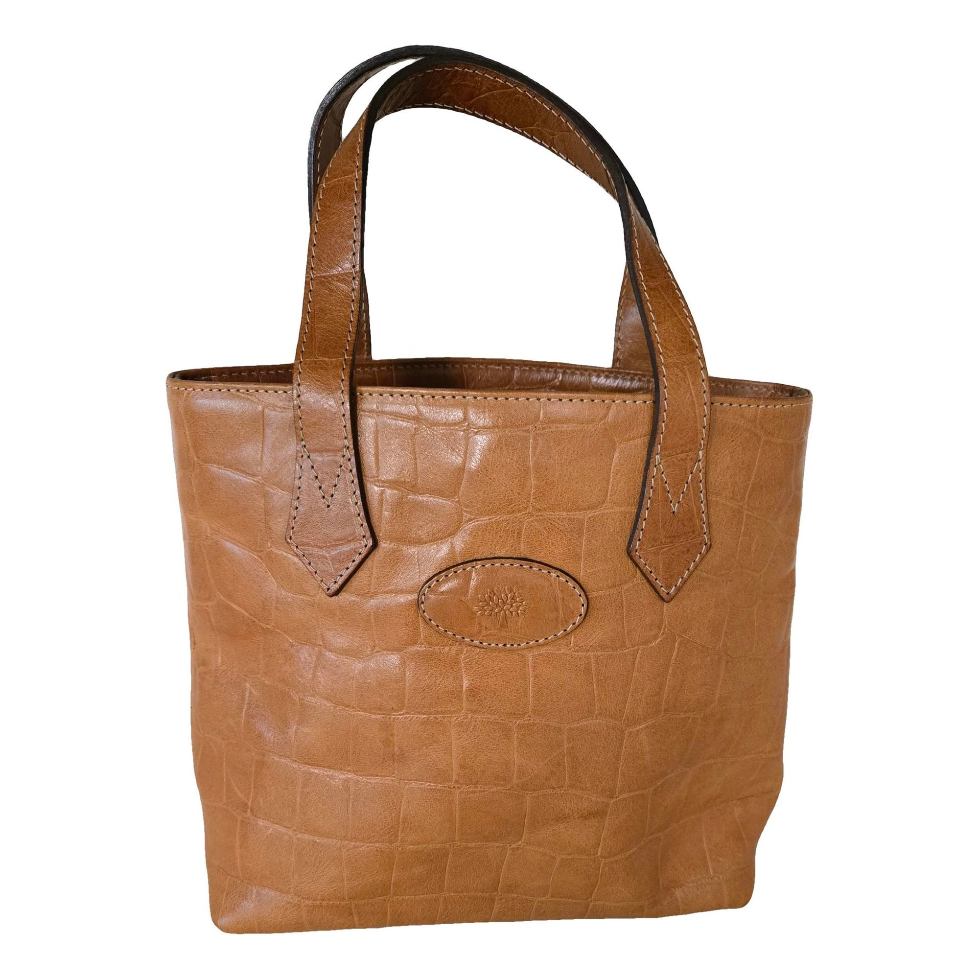 Leather tote