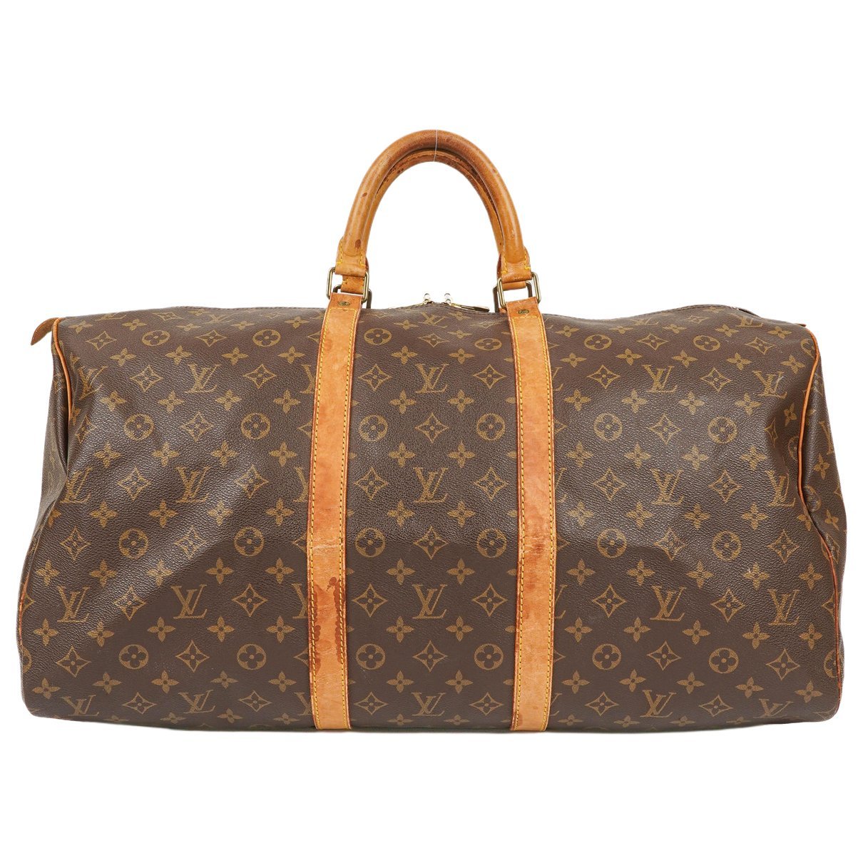 Louis Vuitton Keepall cloth travel bag