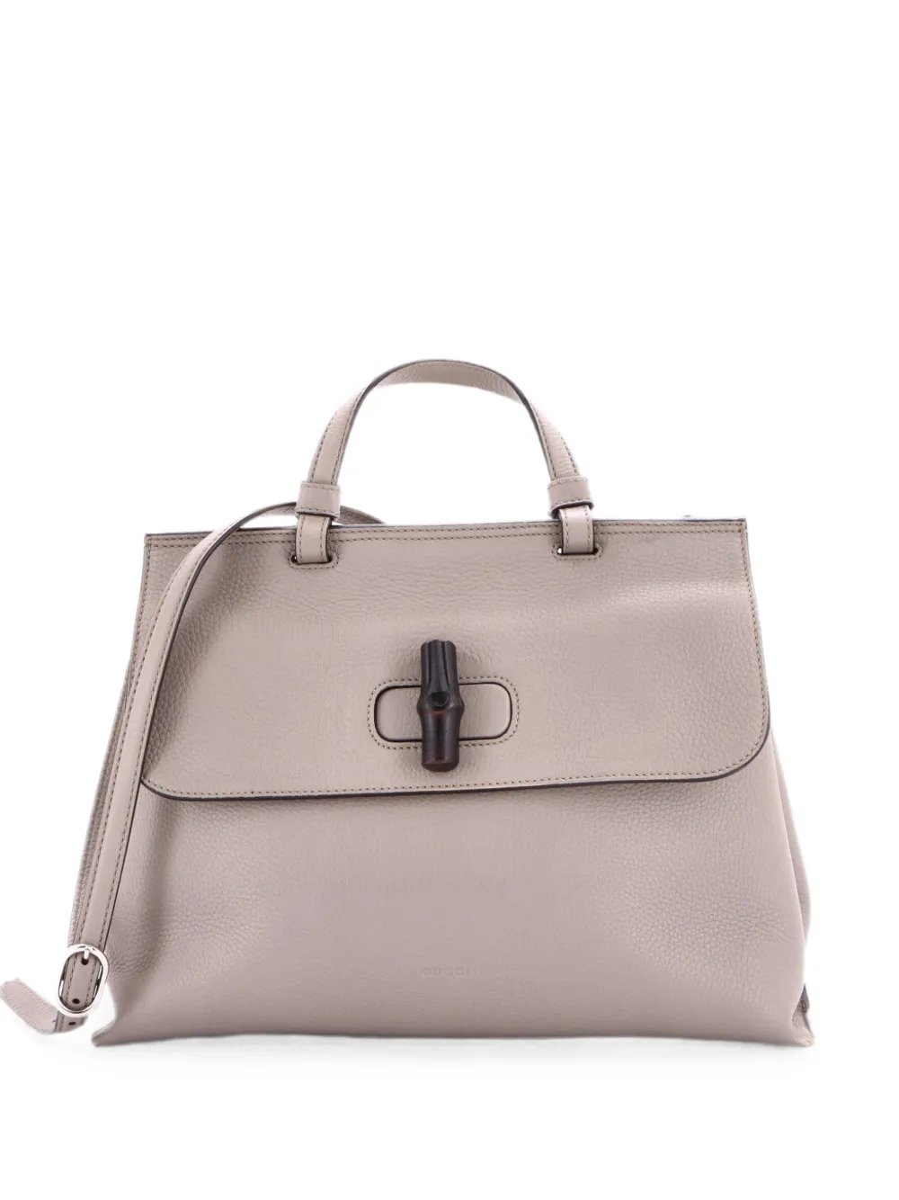 Bamboo Daily Top Handle Bag Leather Medium satchel