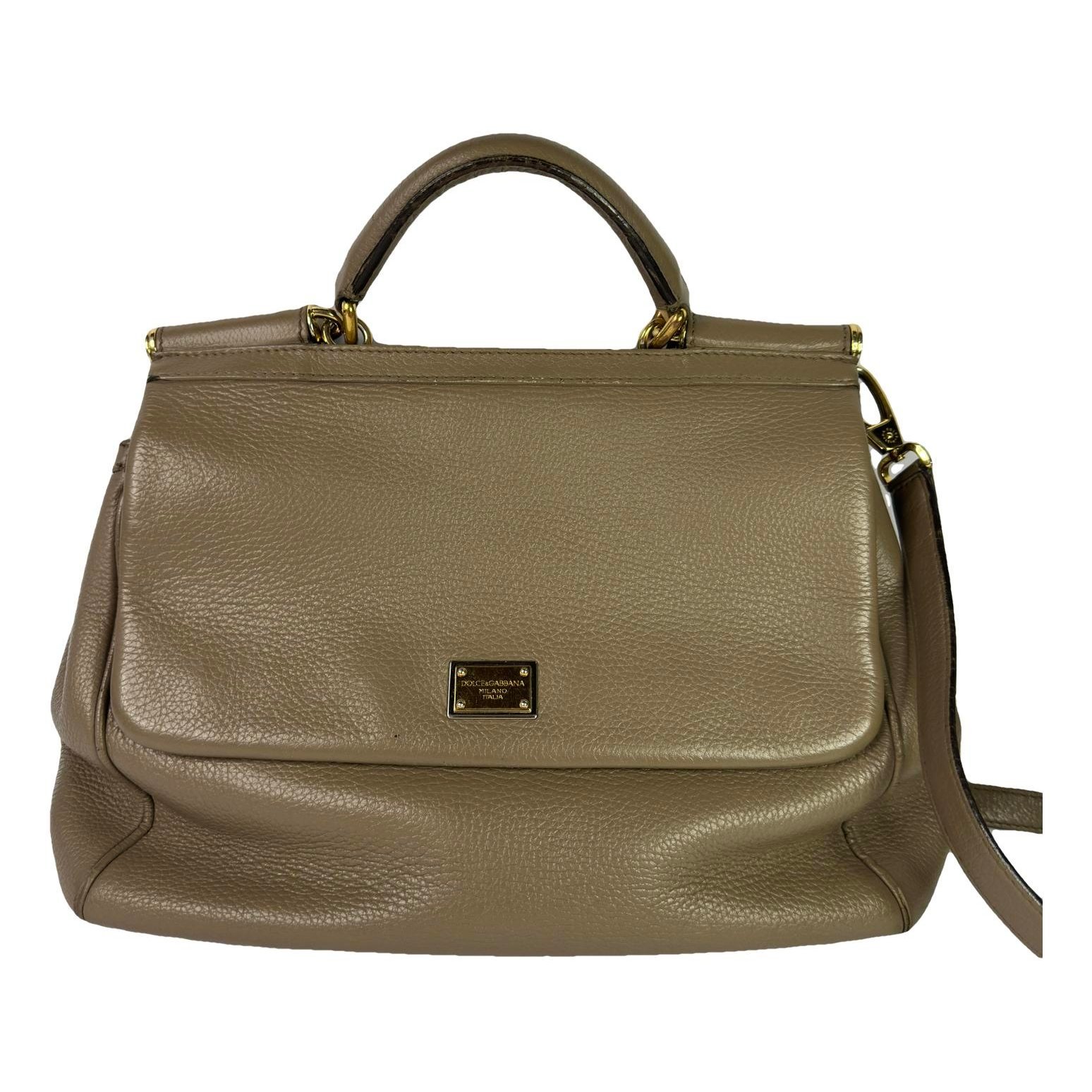 Dolce & Gabbana Sicily leather handbag