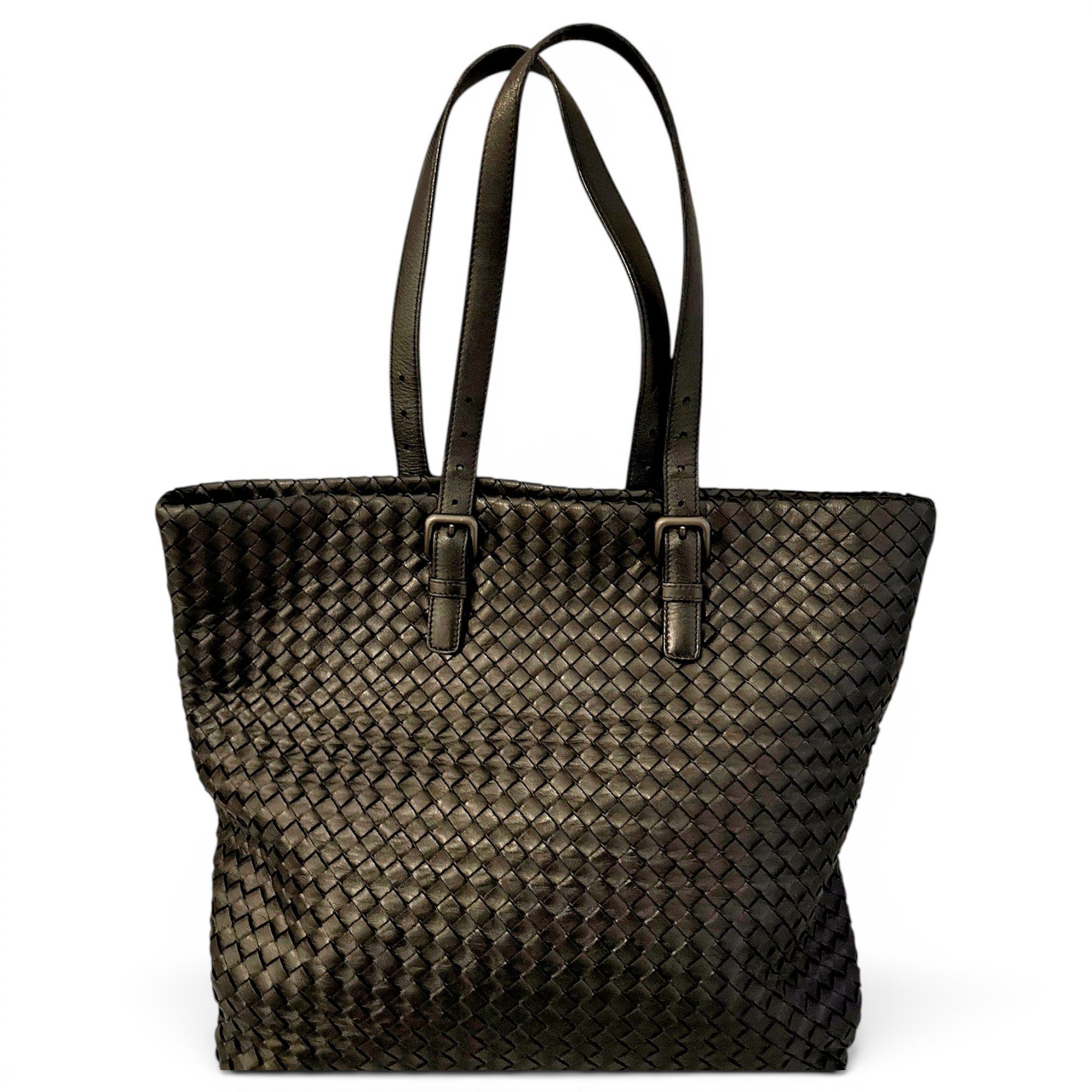 Leather tote