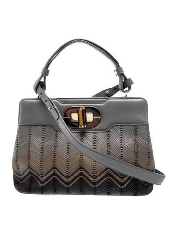 Leather Top Handle Bag Medium