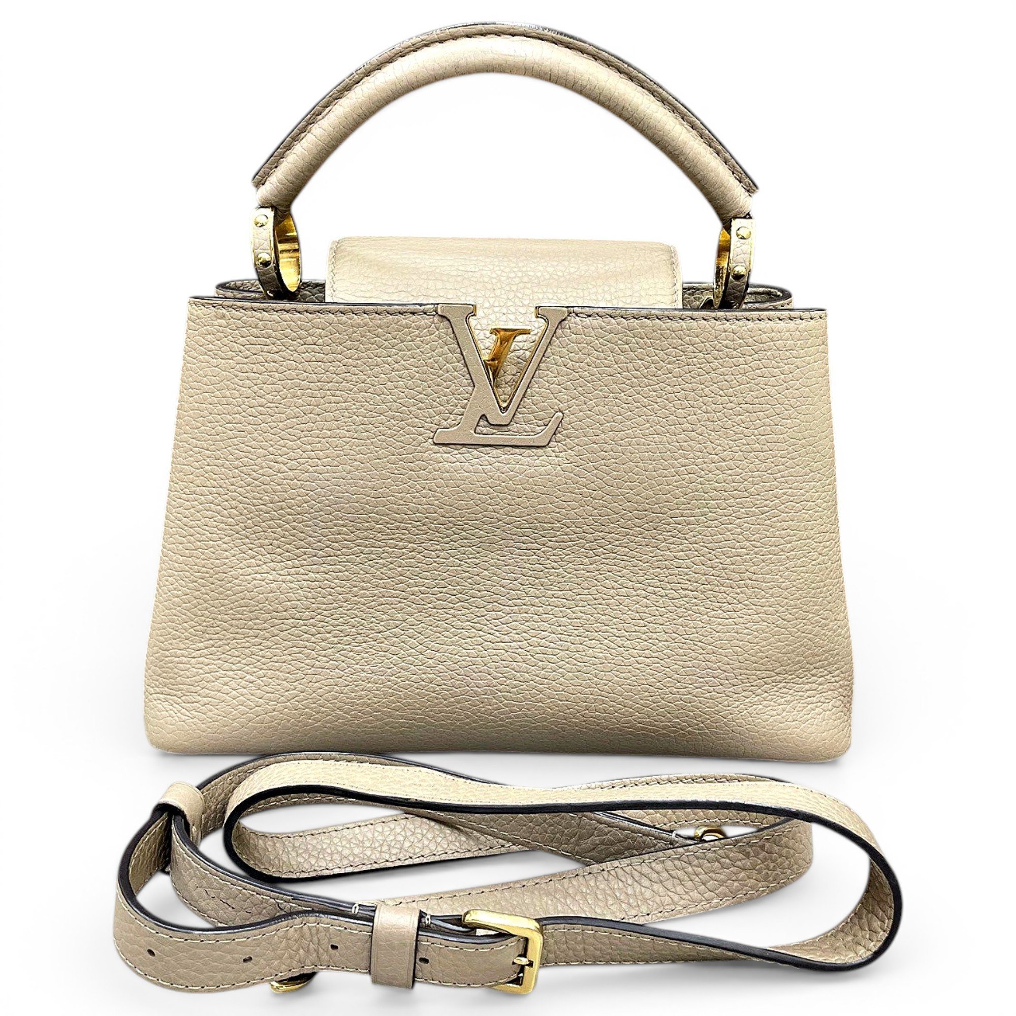 Capucines leather handbag