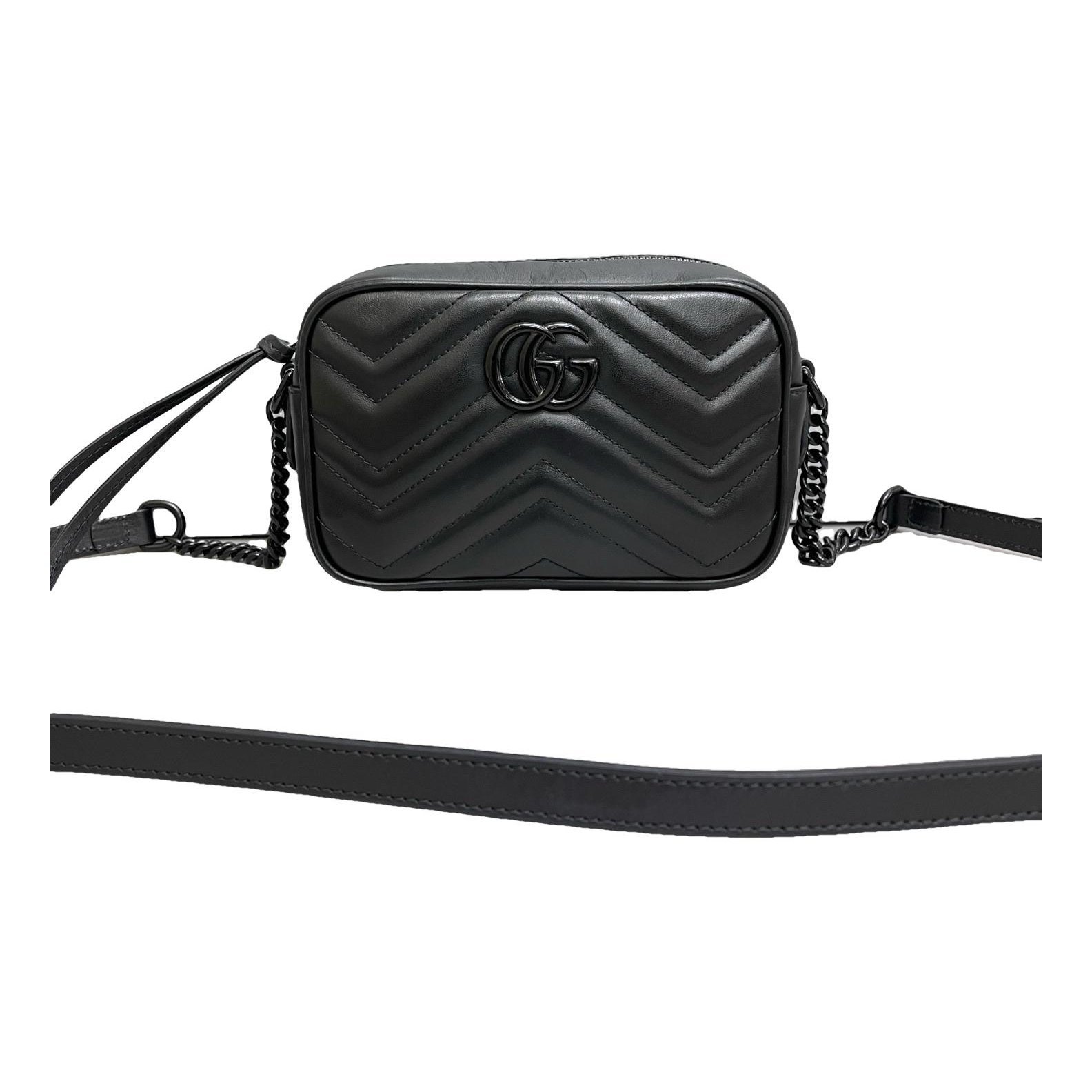 GG Marmont Triple zip leather handbag
