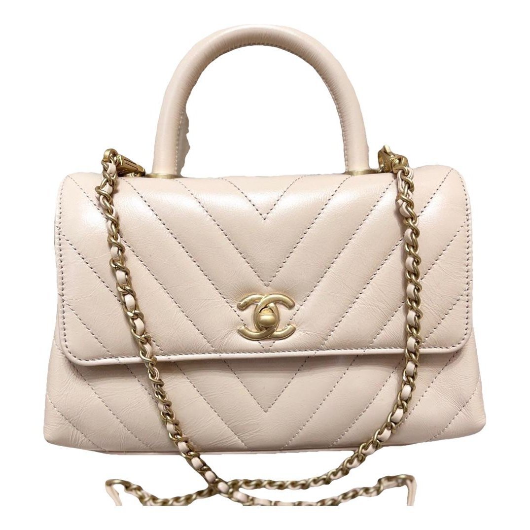 Coco Handle leather handbag