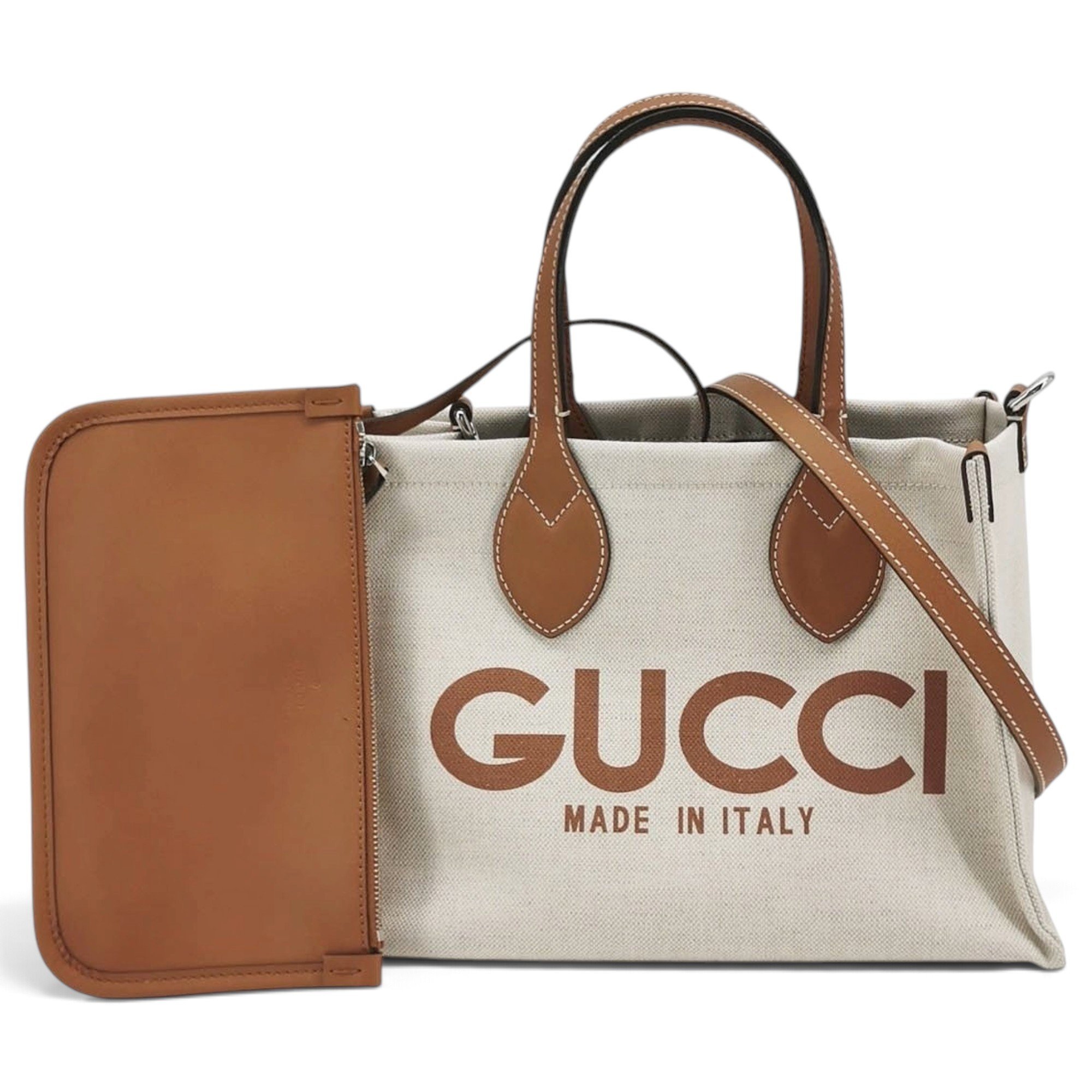 Leather handbag