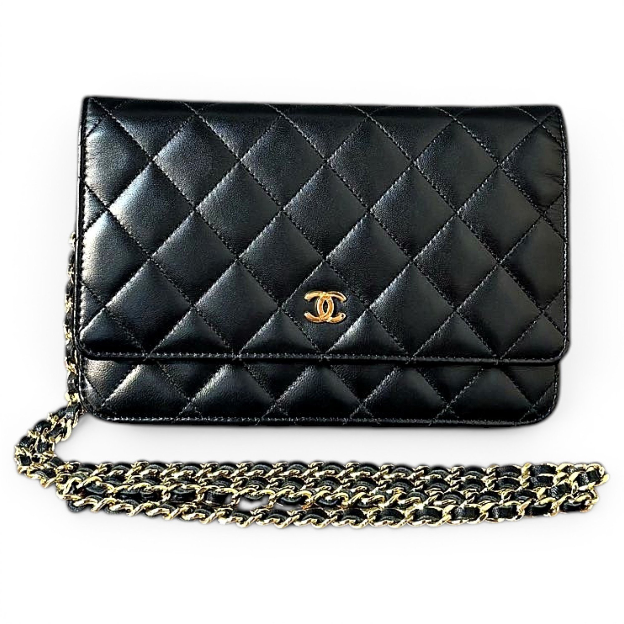 Wallet On Chain Timeless/Classique leather handbag