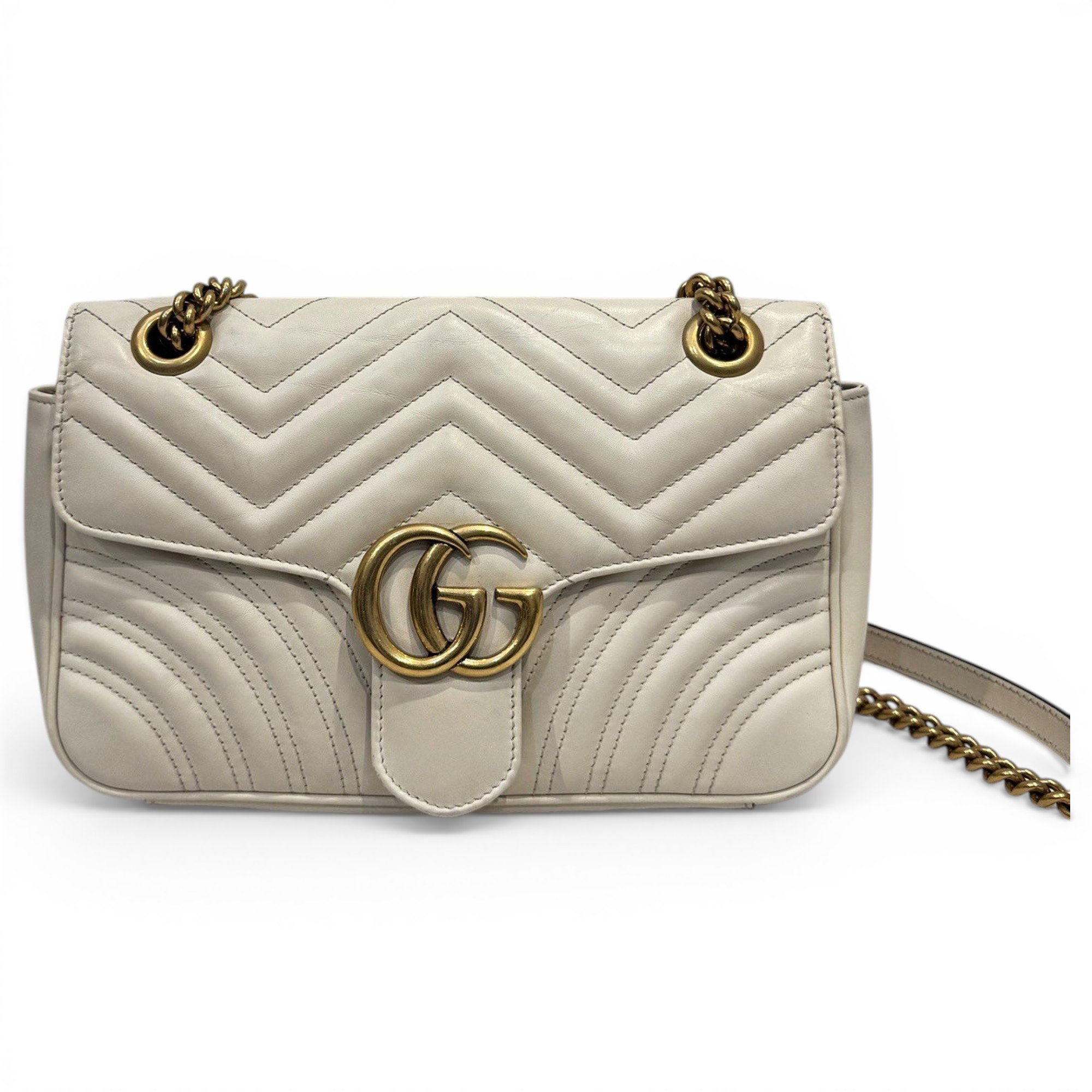 GG Marmont Flap leather crossbody bag