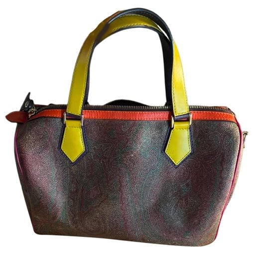 Etro Leather bowling bag