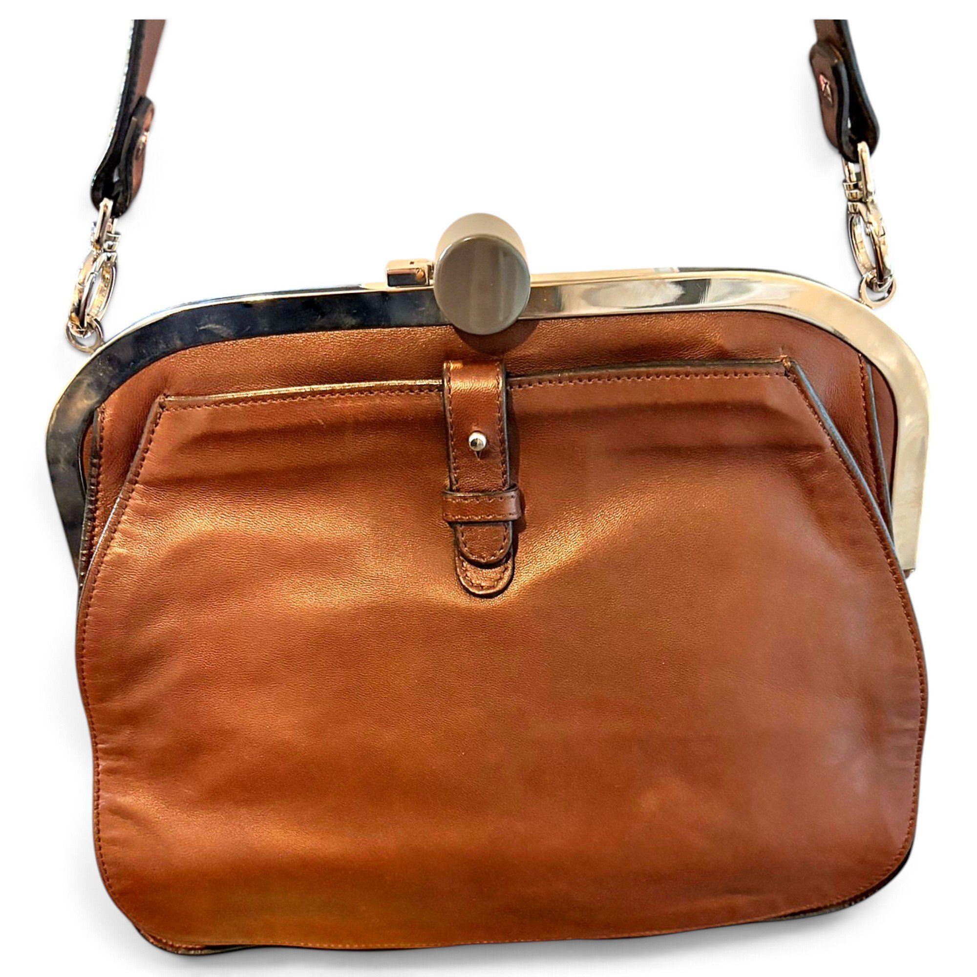 Leather handbag