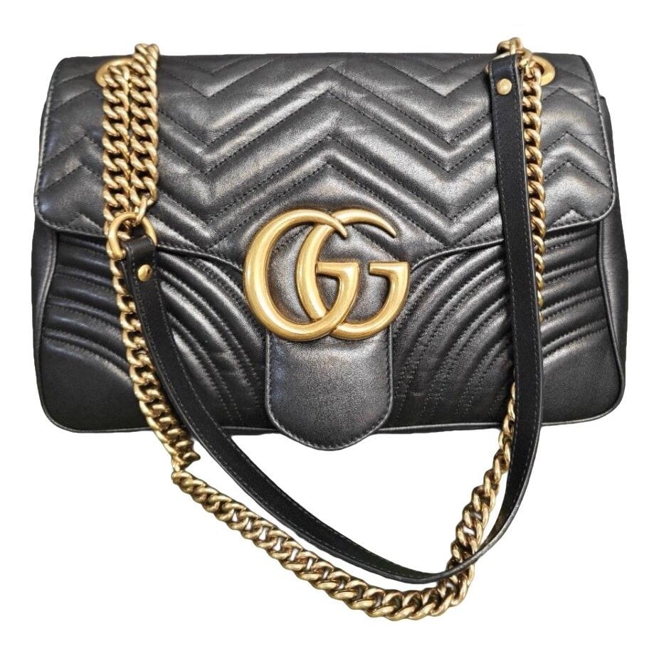 GG Marmont Flap leather crossbody bag