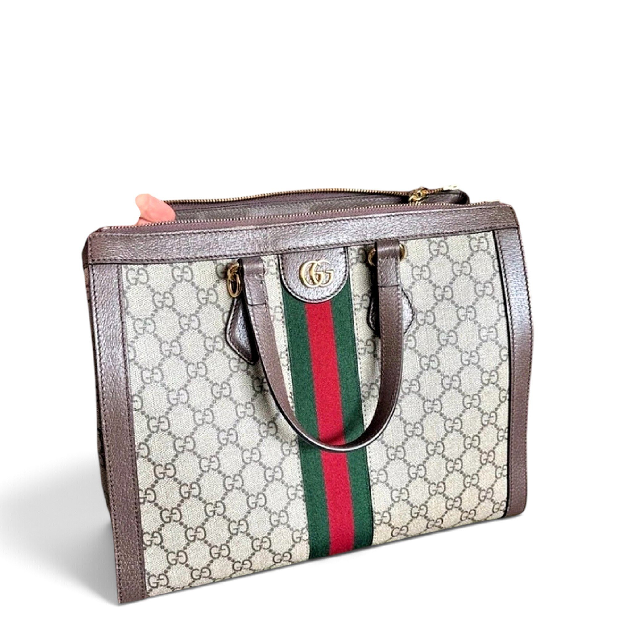 Ophidia leather tote