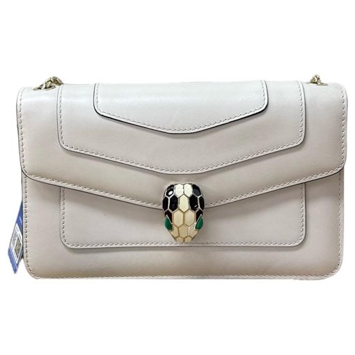 Serpenti leather handbag