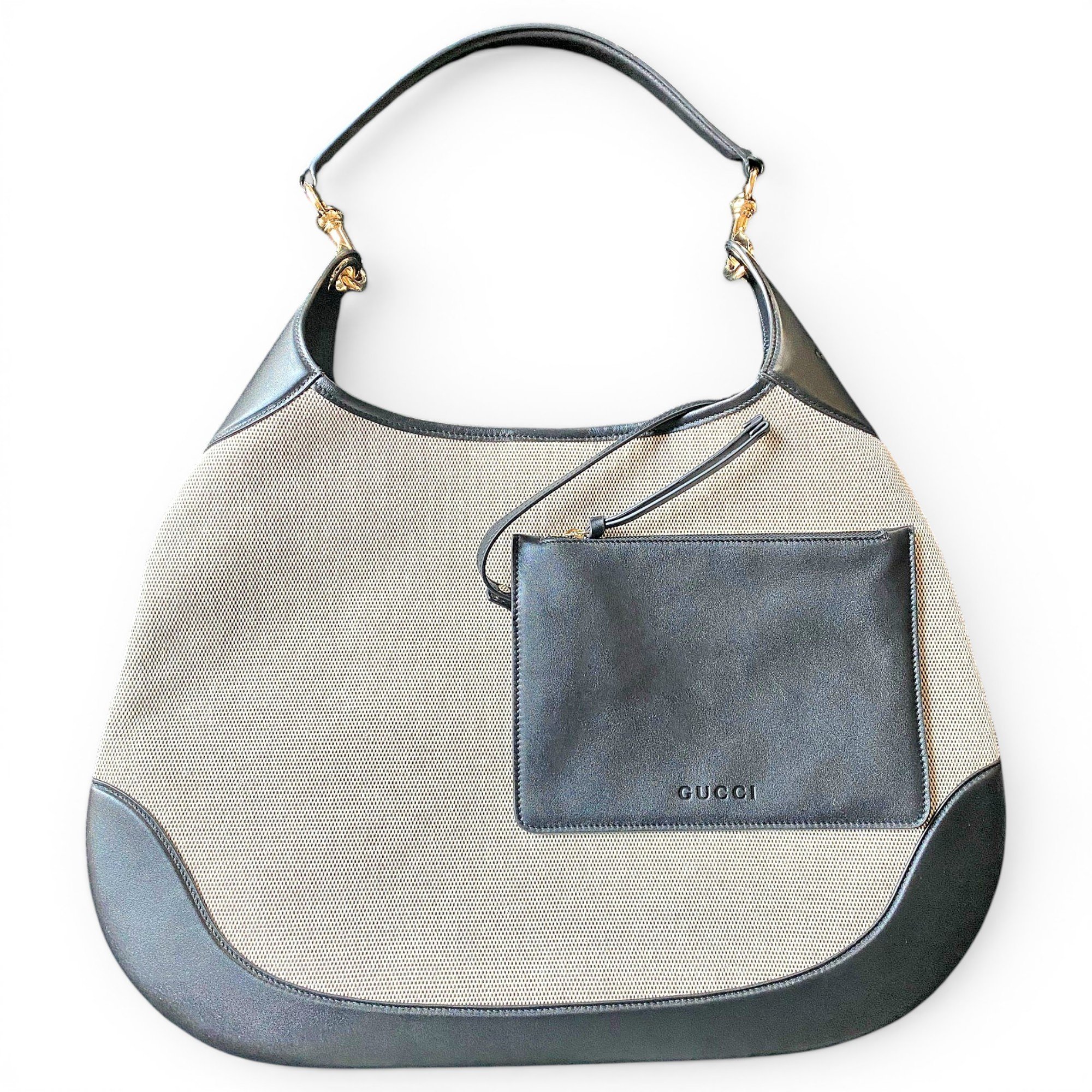 Gucci B leather handbag