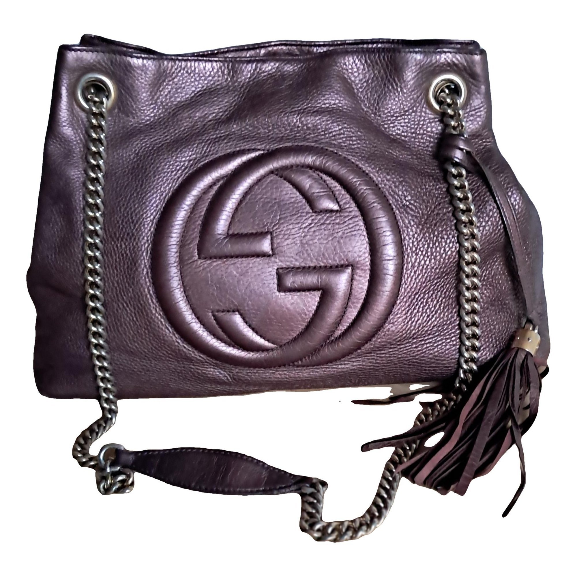 Soho Double Chain leather tote