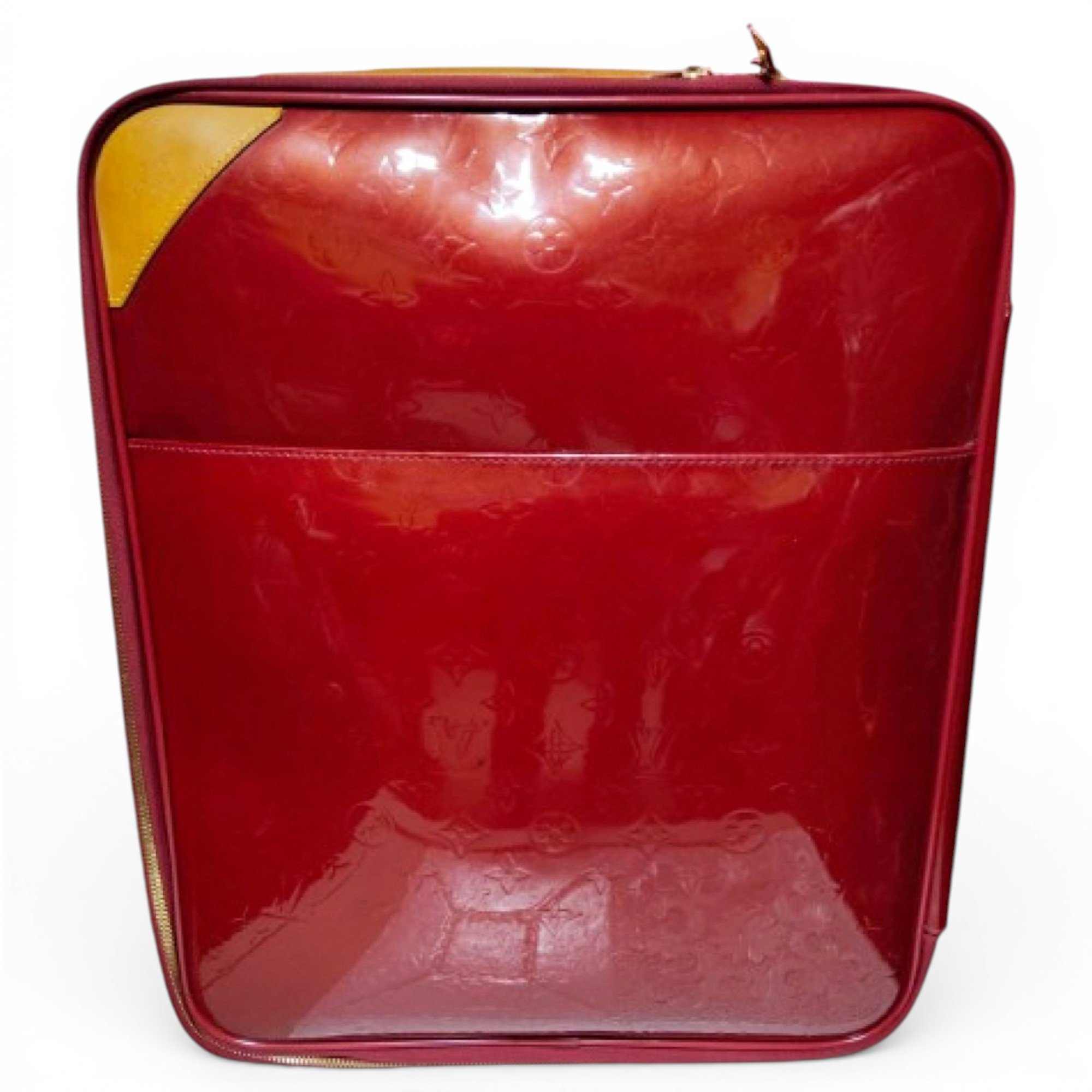 Pegase patent leather travel bag