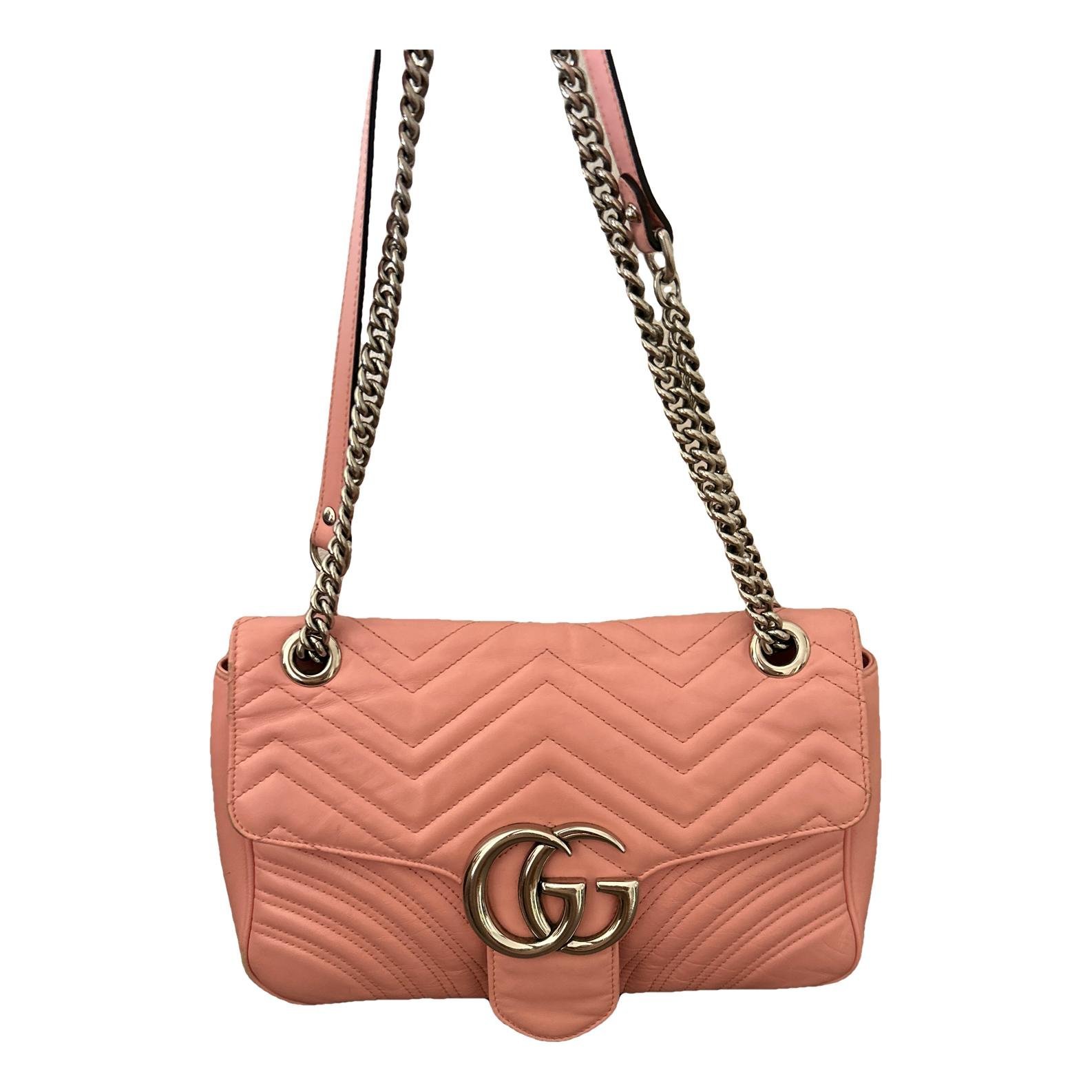 GG Marmont Flap leather crossbody bag