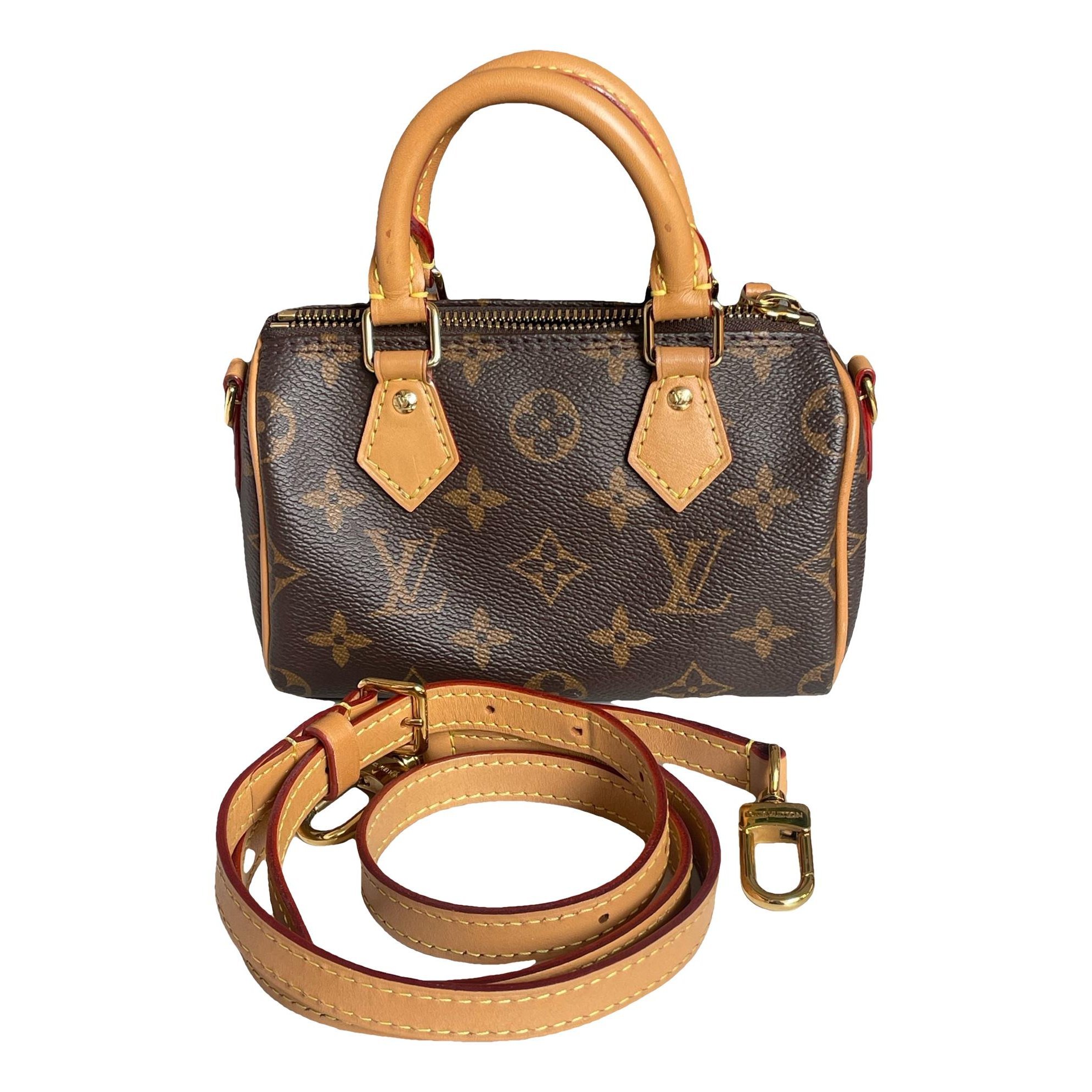 Nano Speedy / Mini HL leather handbag
