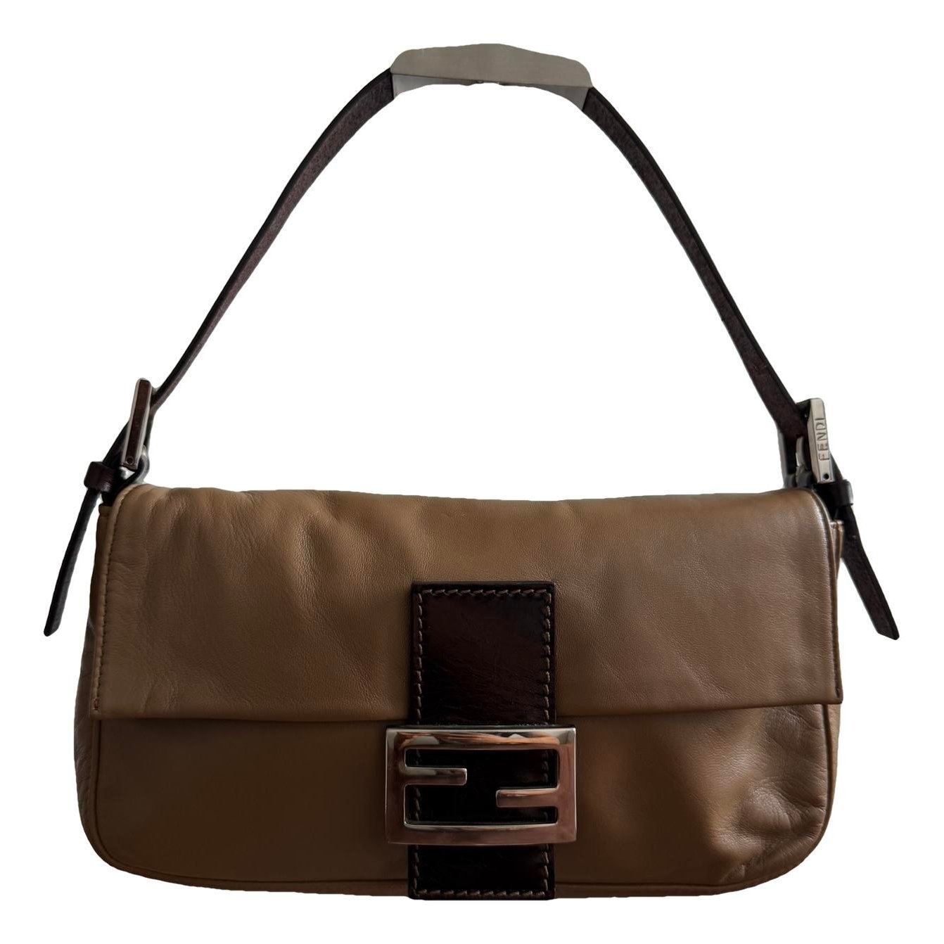 Baguette leather handbag