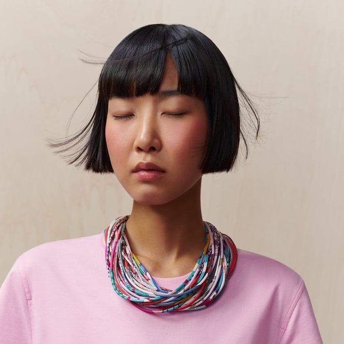 Random Multistrand Simple Necklace