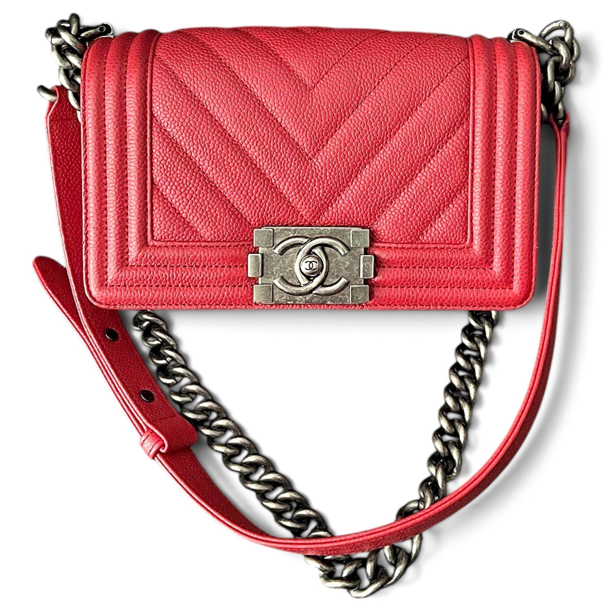 Boy leather crossbody bag