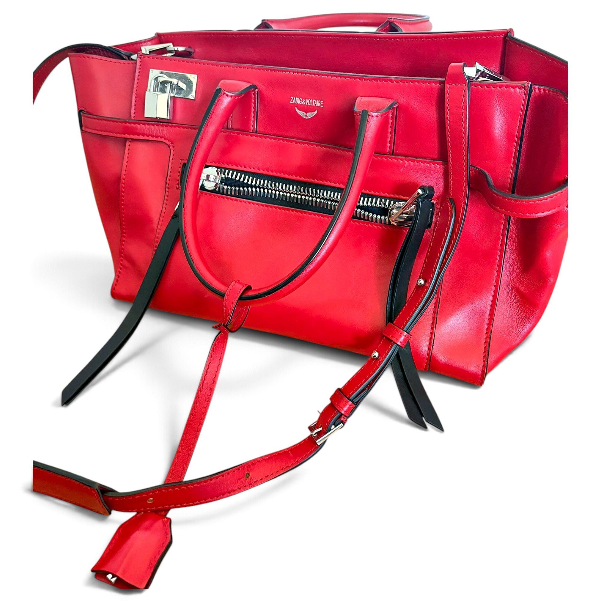 Candide leather handbag
