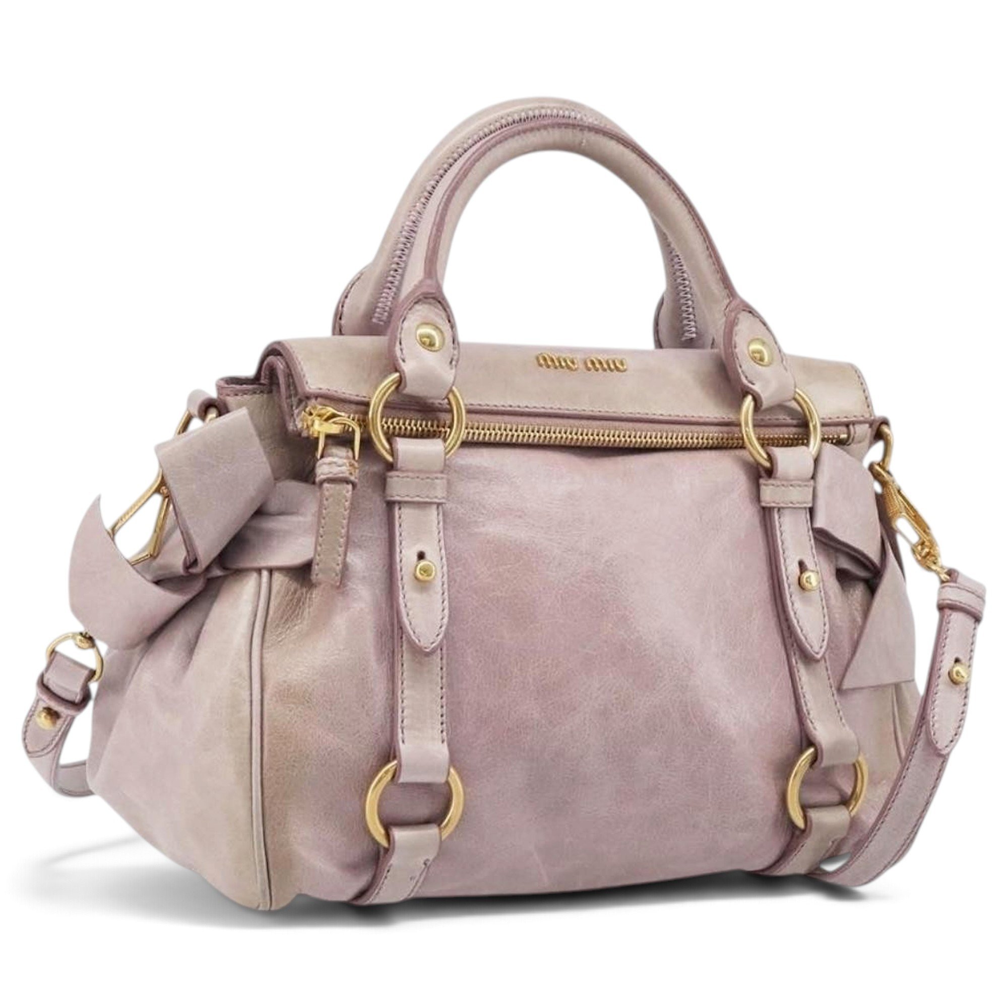 Leather handbag