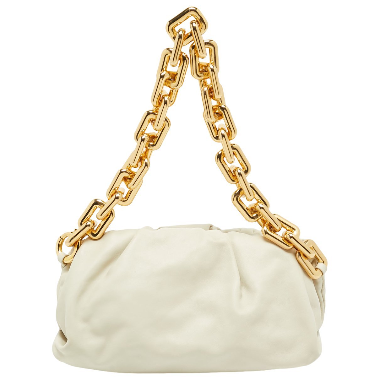 Pouch leather handbag