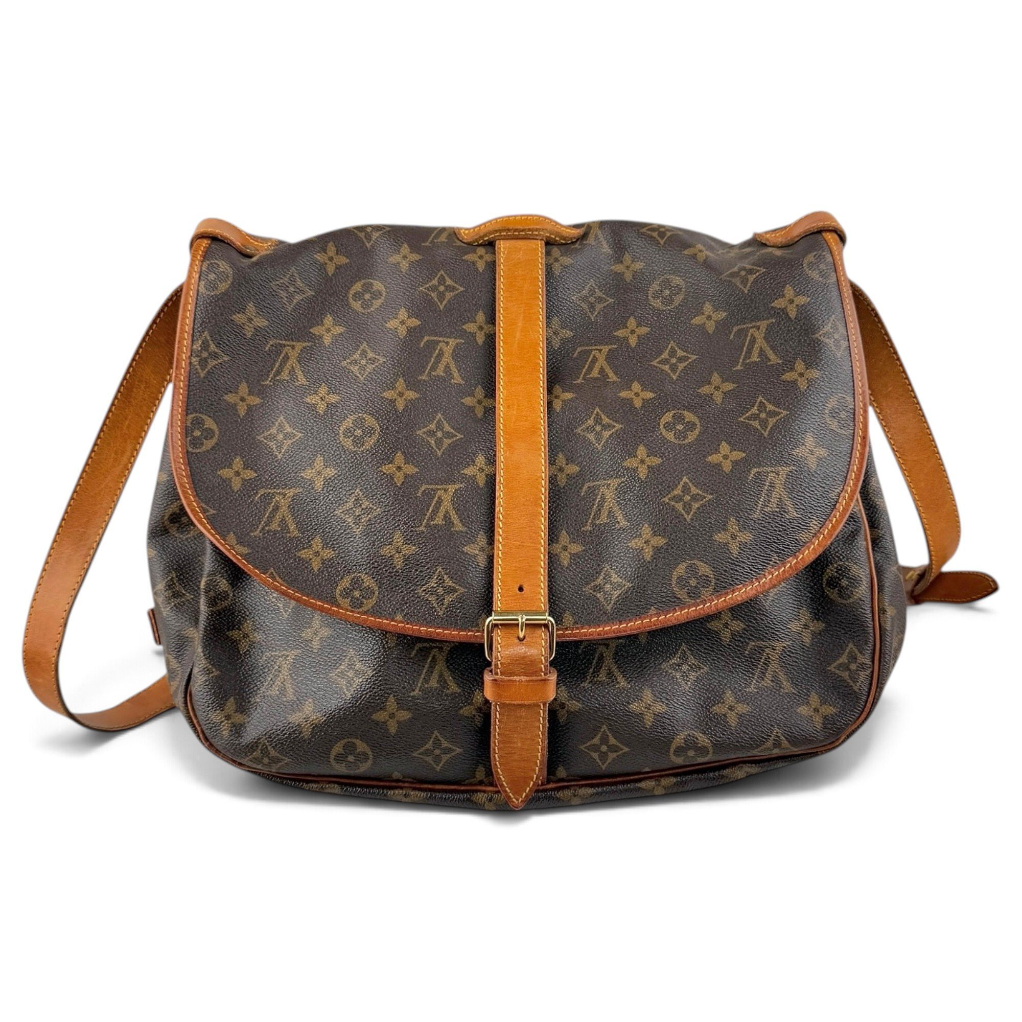 Saumur leather crossbody bag