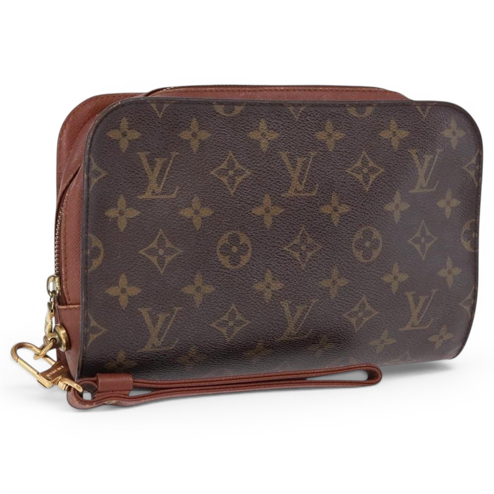 Orsay leather clutch bag