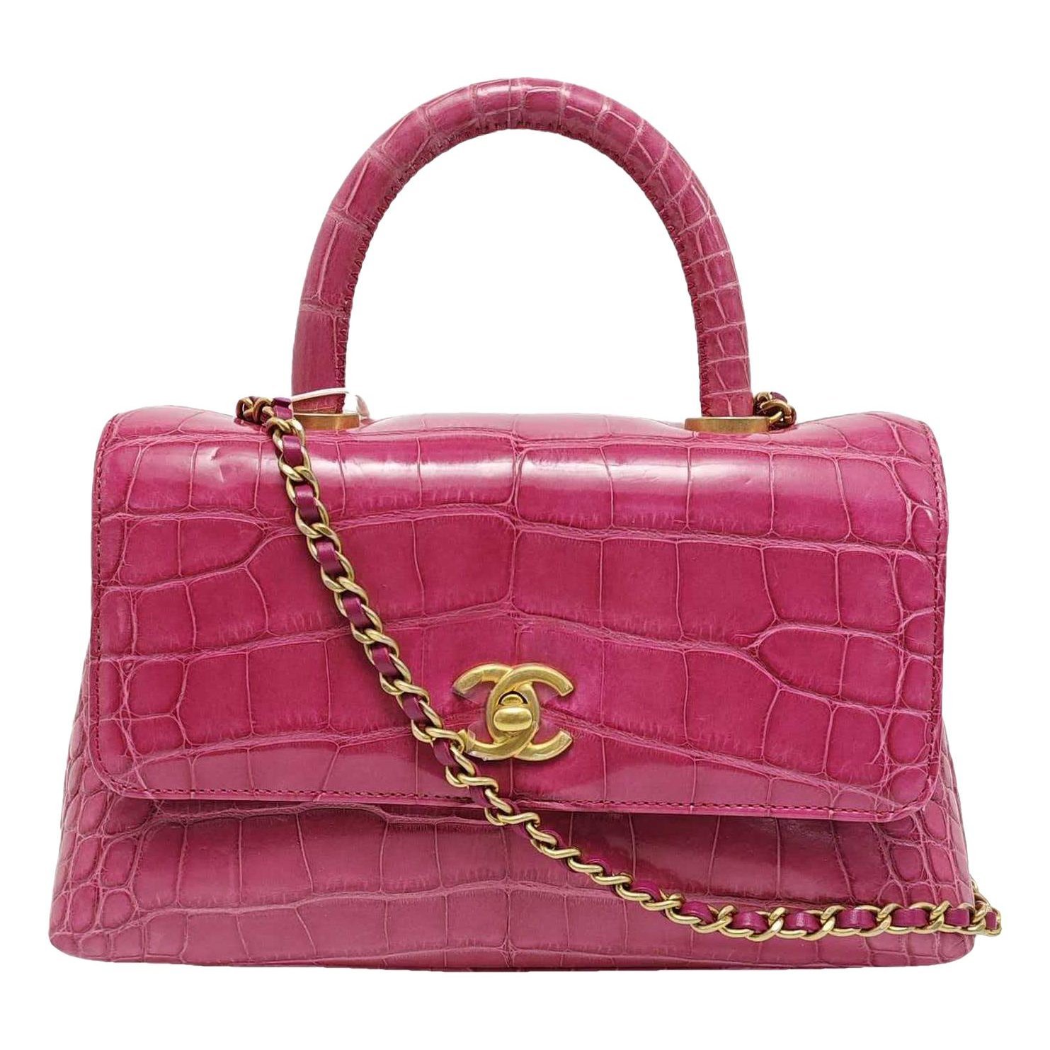 Coco Handle leather handbag