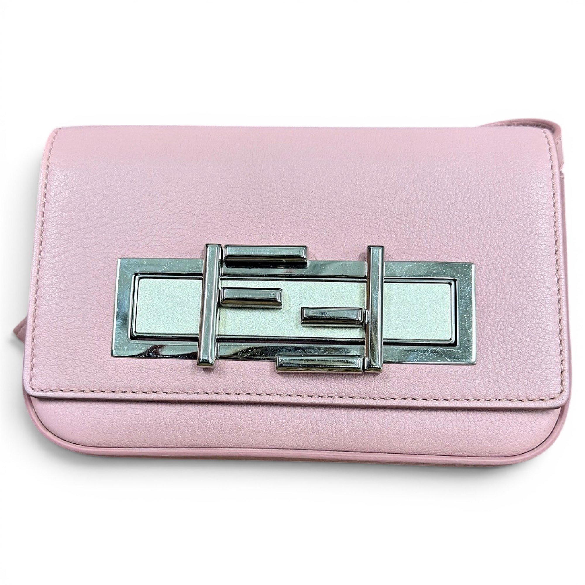 Baguette leather handbag