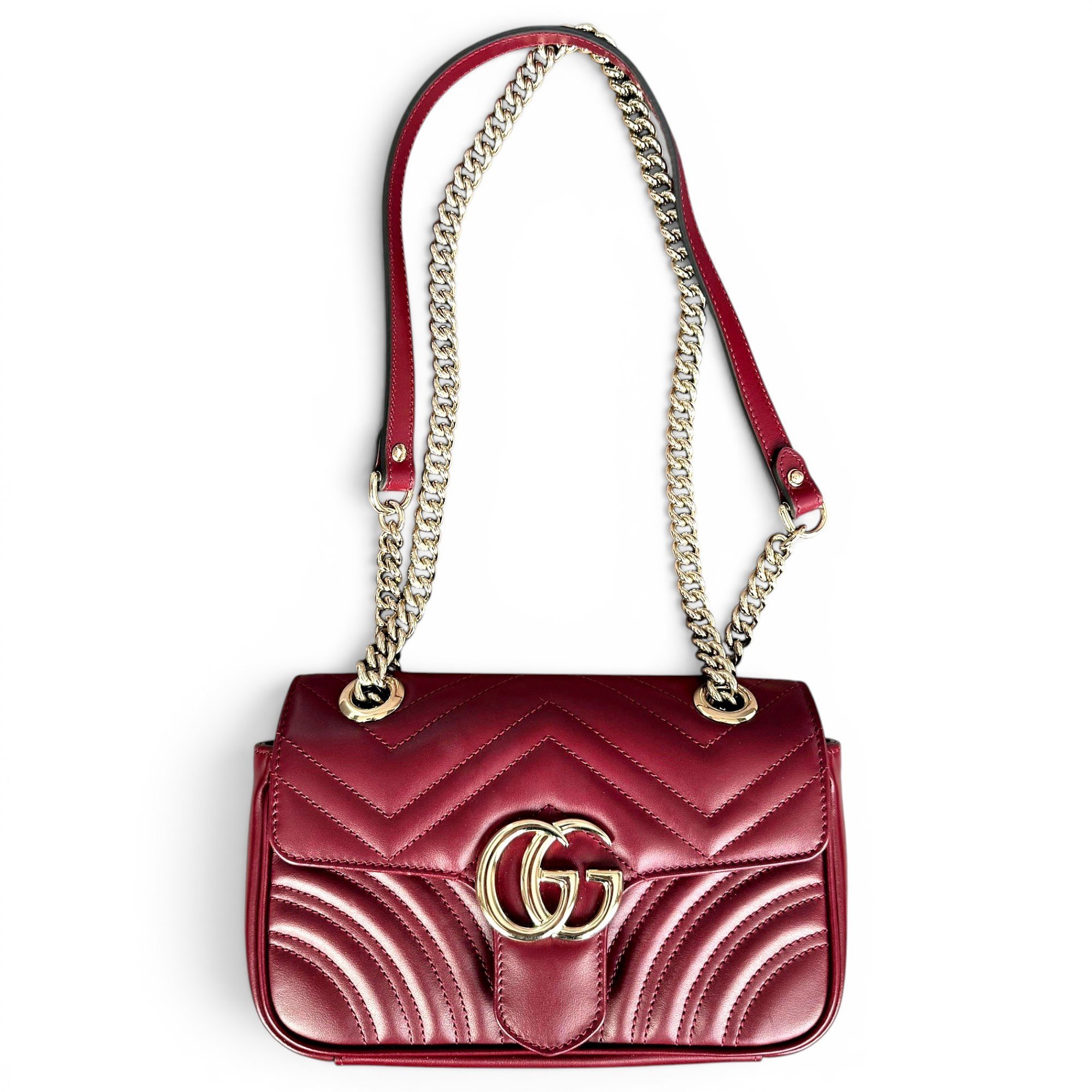 GG Marmont Flap leather crossbody bag