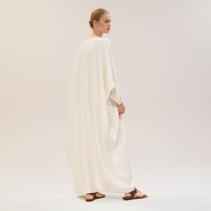 Blanc Sel Caftan Dress
