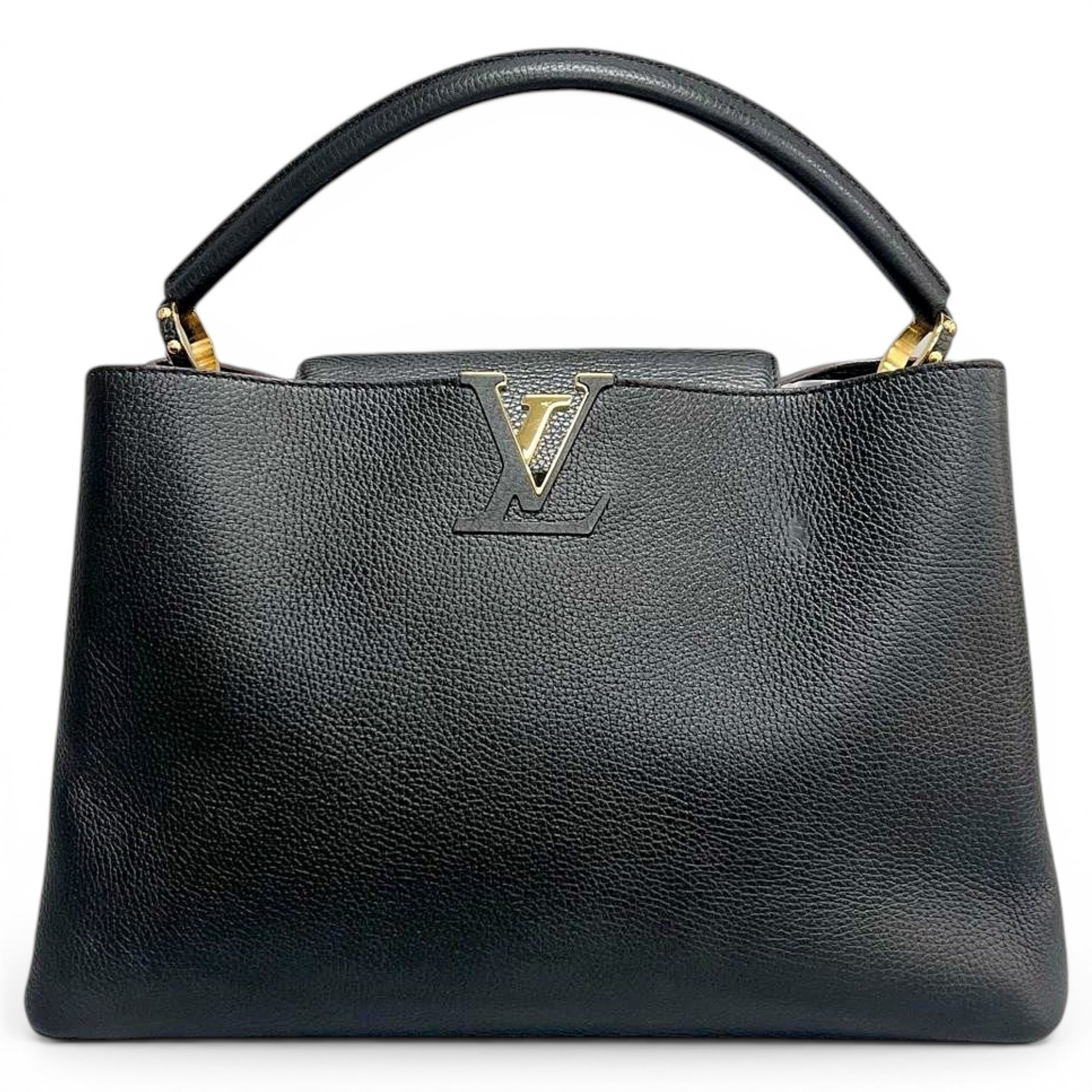 Capucines leather handbag