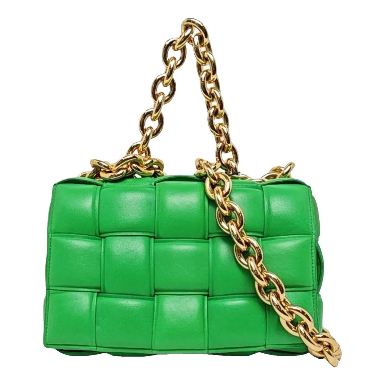 Cassette leather handbag