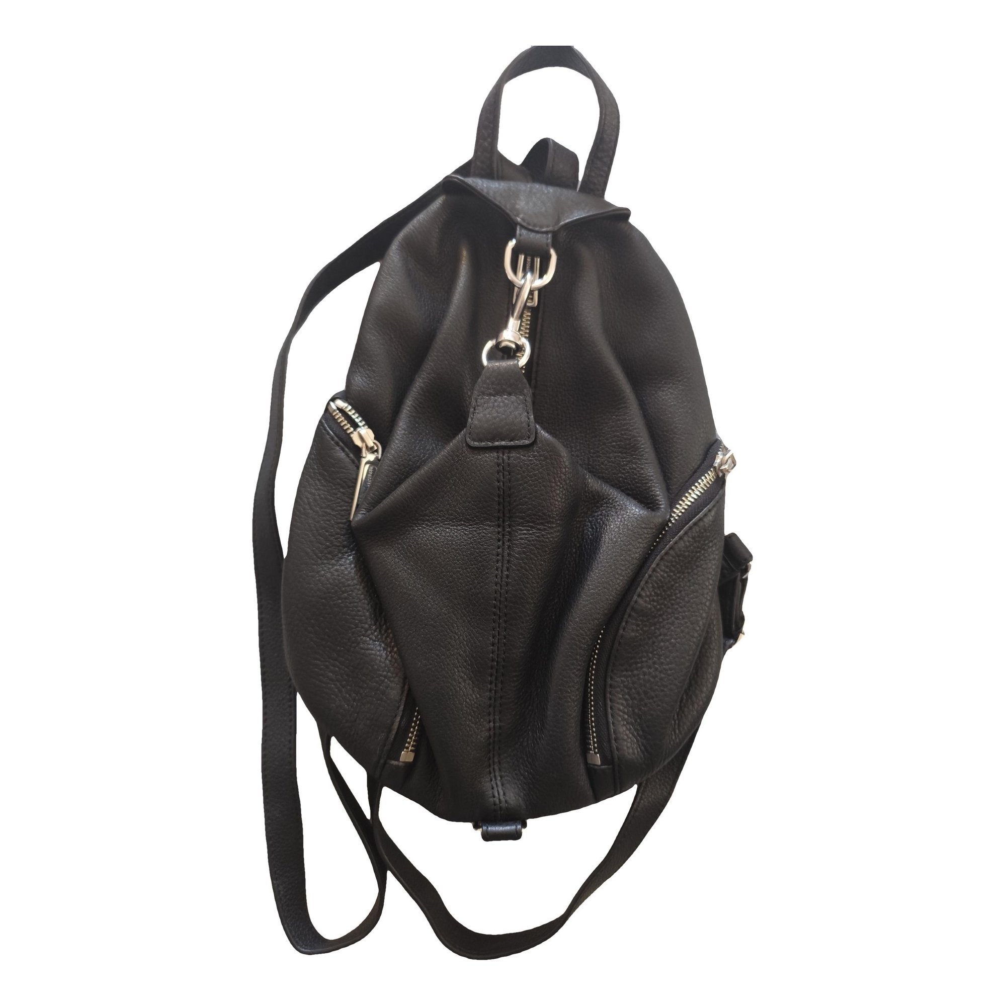 Leather backpack