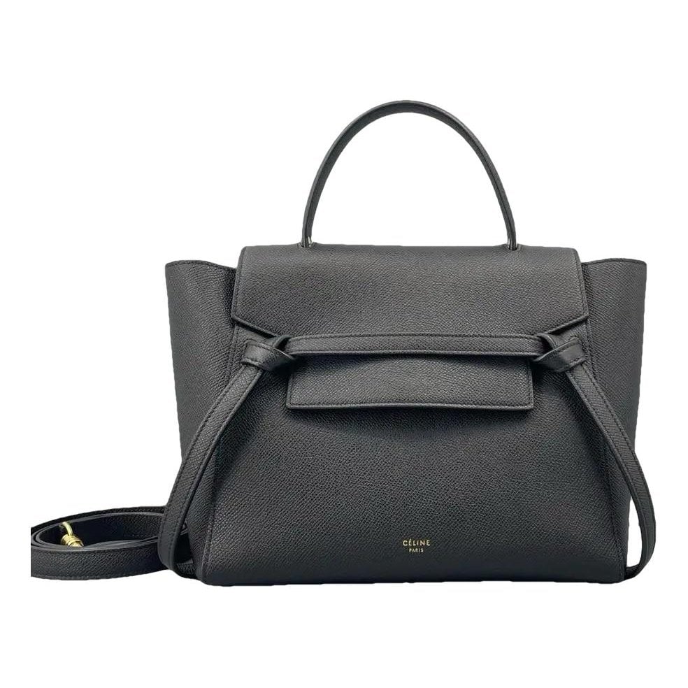 Belt leather crossbody bag