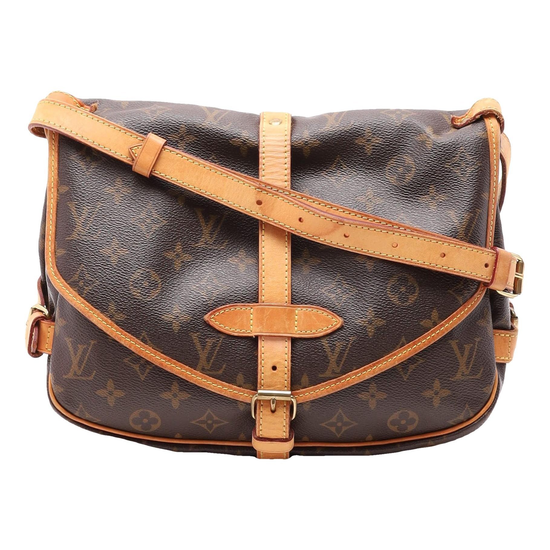Saumur leather crossbody bag