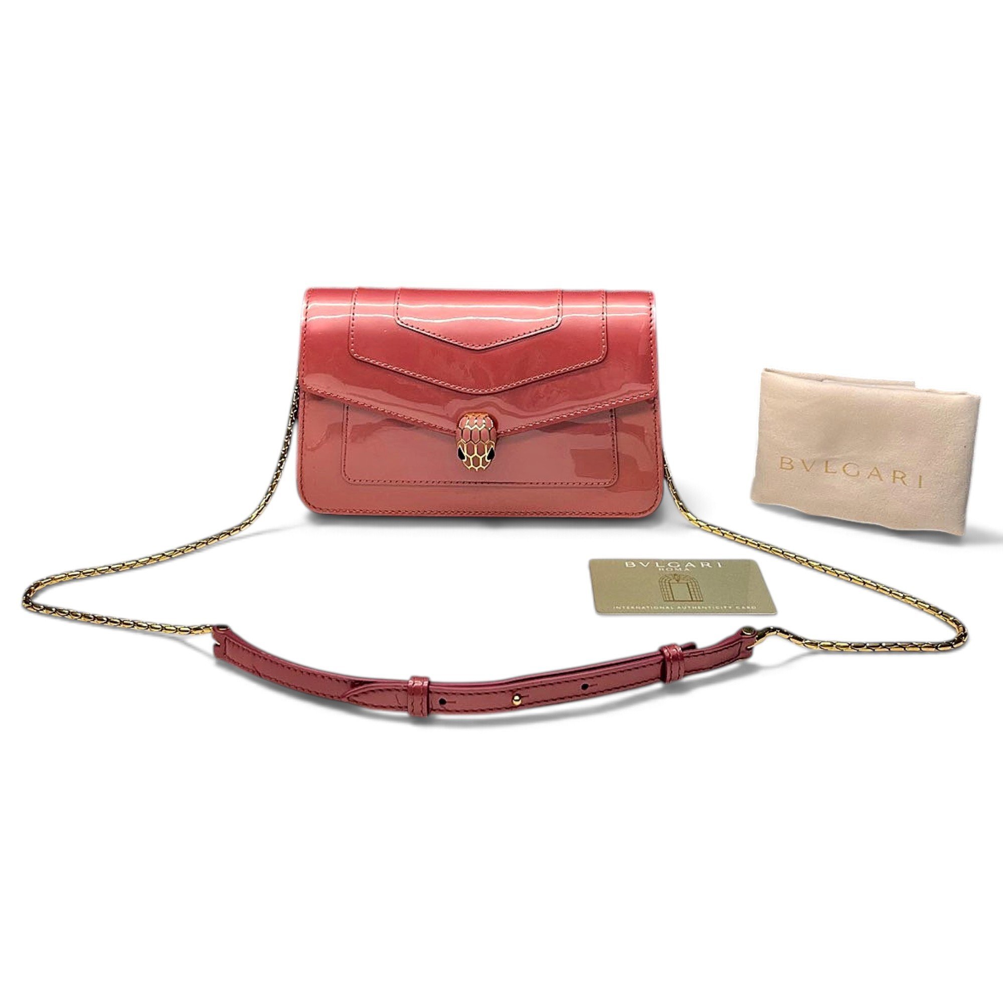 Serpenti leather crossbody bag