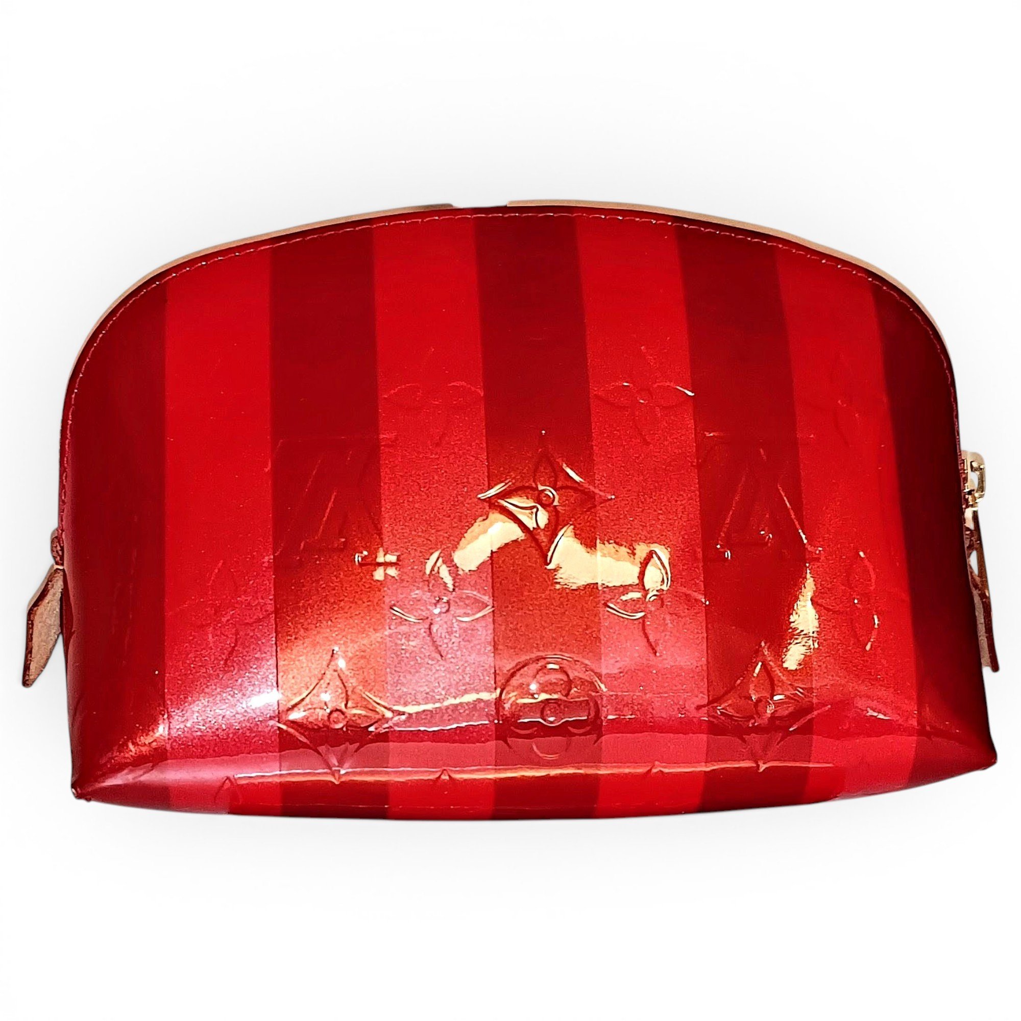 Patent leather clutch bag