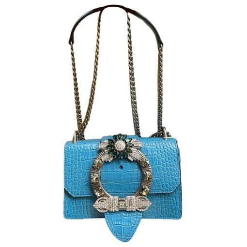 Miu Lady leather handbag