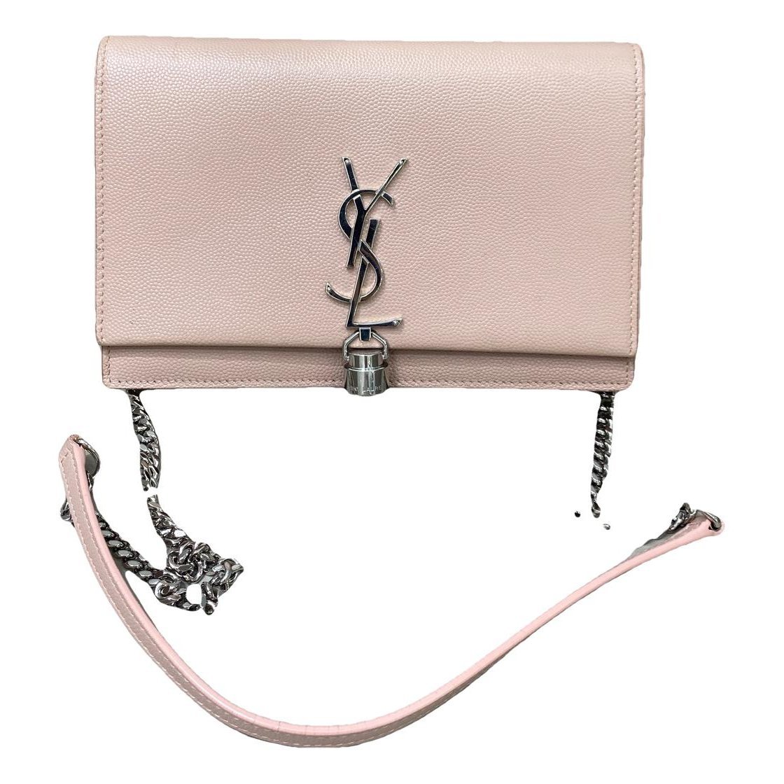 Pompom Kate leather crossbody bag