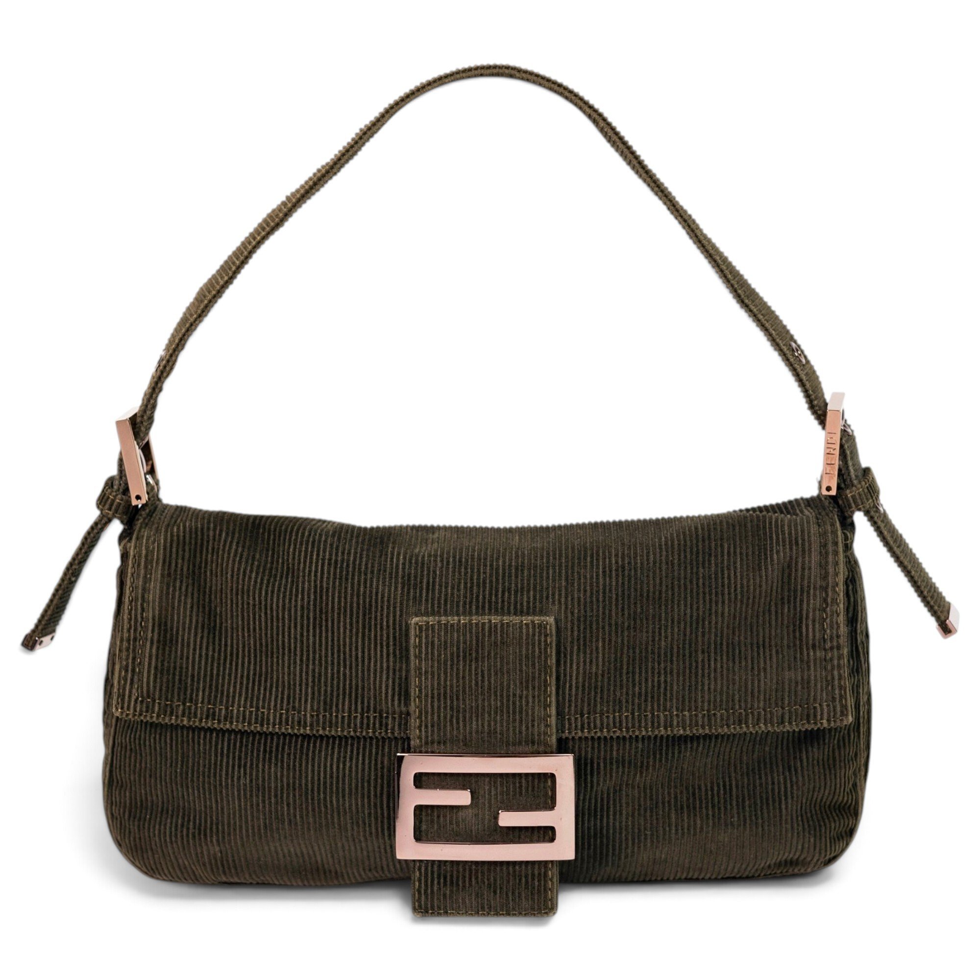 Baguette velvet handbag